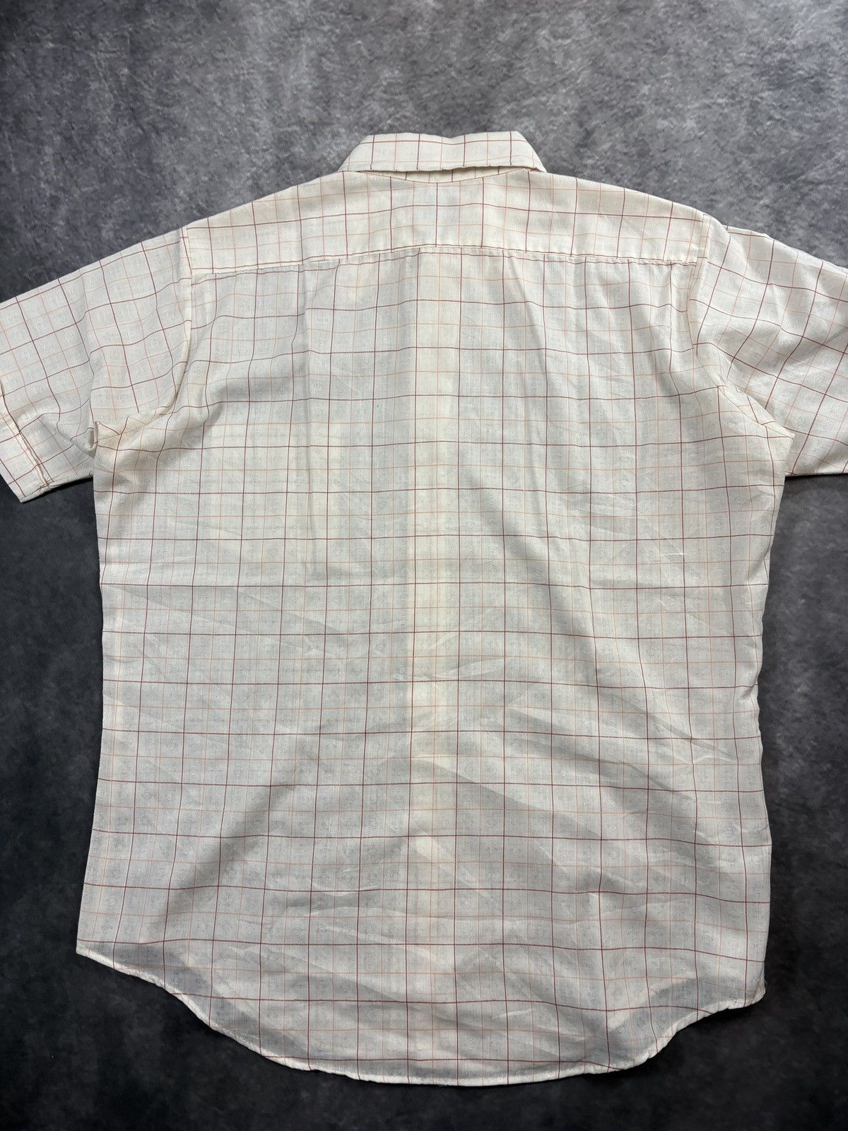Sears 1970s Vintage Sears Shortsleeve Shirt Perma Sheer Mesh Heart Size US M / EU 48-50 / 2 - 9 Thumbnail