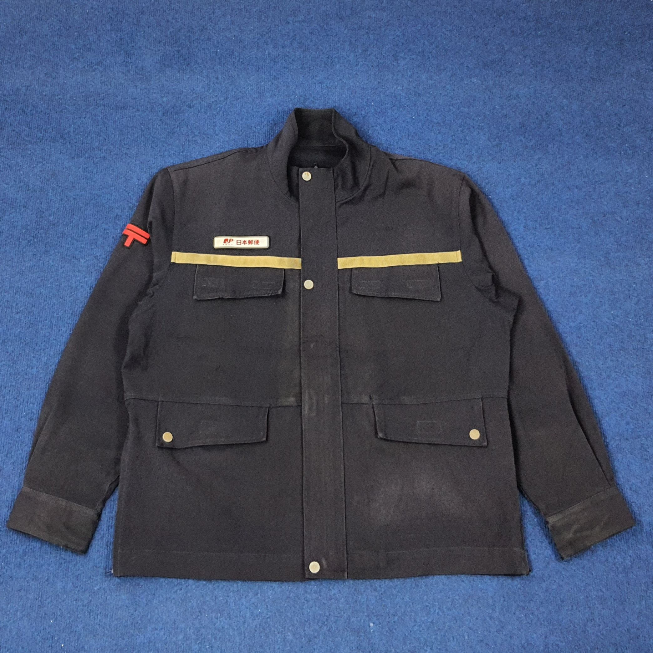 Japanese Brand × Vintage Vintage Japan Post Service Workwear Jacket C221N26 Size US L / EU 52-54 / 3 - 1 Thumbnail