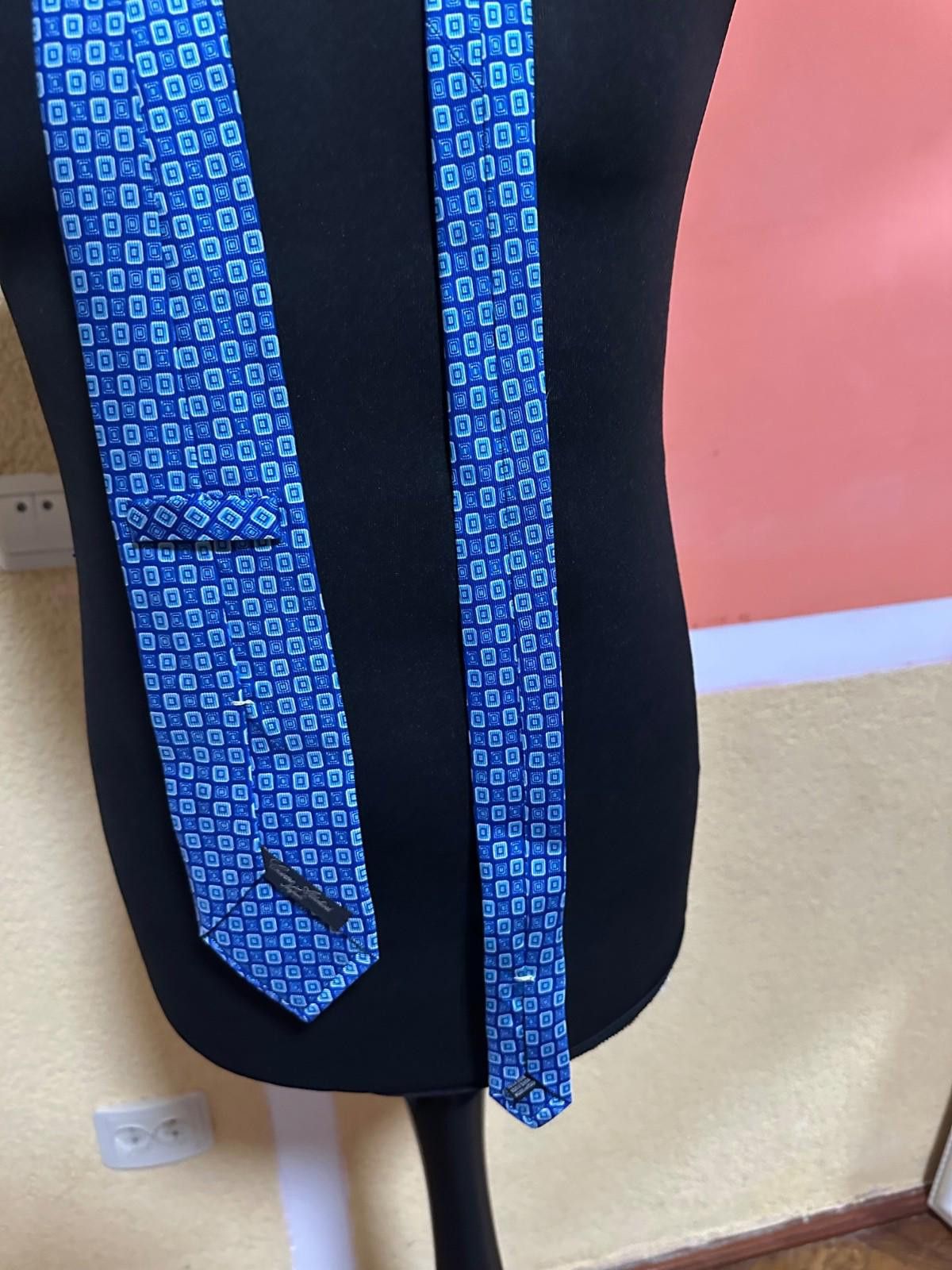 Cesare Attolini Cesare Attolini Silk Tie Blue Size ONE SIZE - 5 Thumbnail