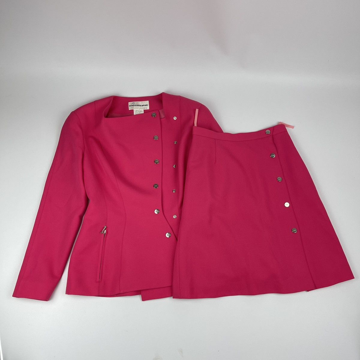 Thierry Mugler Vintage Iconic Thierry Mugler Pink Skirt Suit Size M / US 6-8 / IT 42-44 - 2 Thumbnail