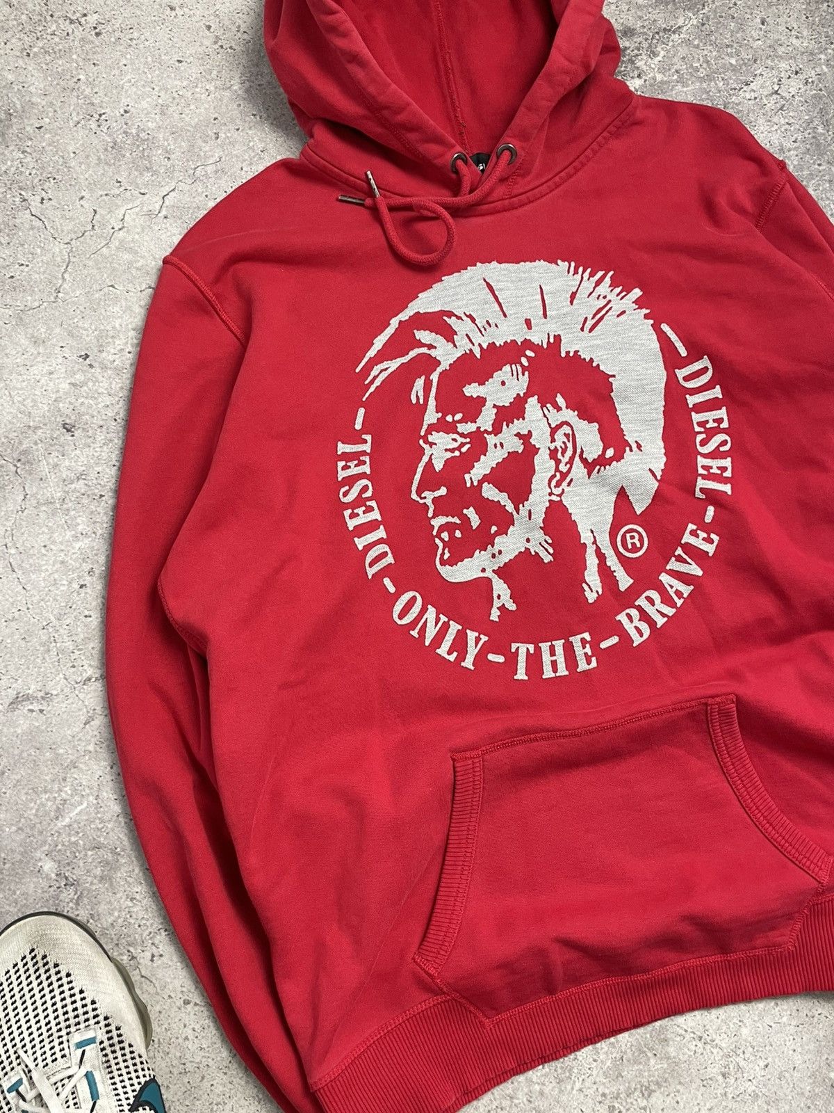Diesel Vintage Diesel Big Logo Hoodie Japanese Style Y2K Size US L / EU 52-54 / 3 - 3 Thumbnail
