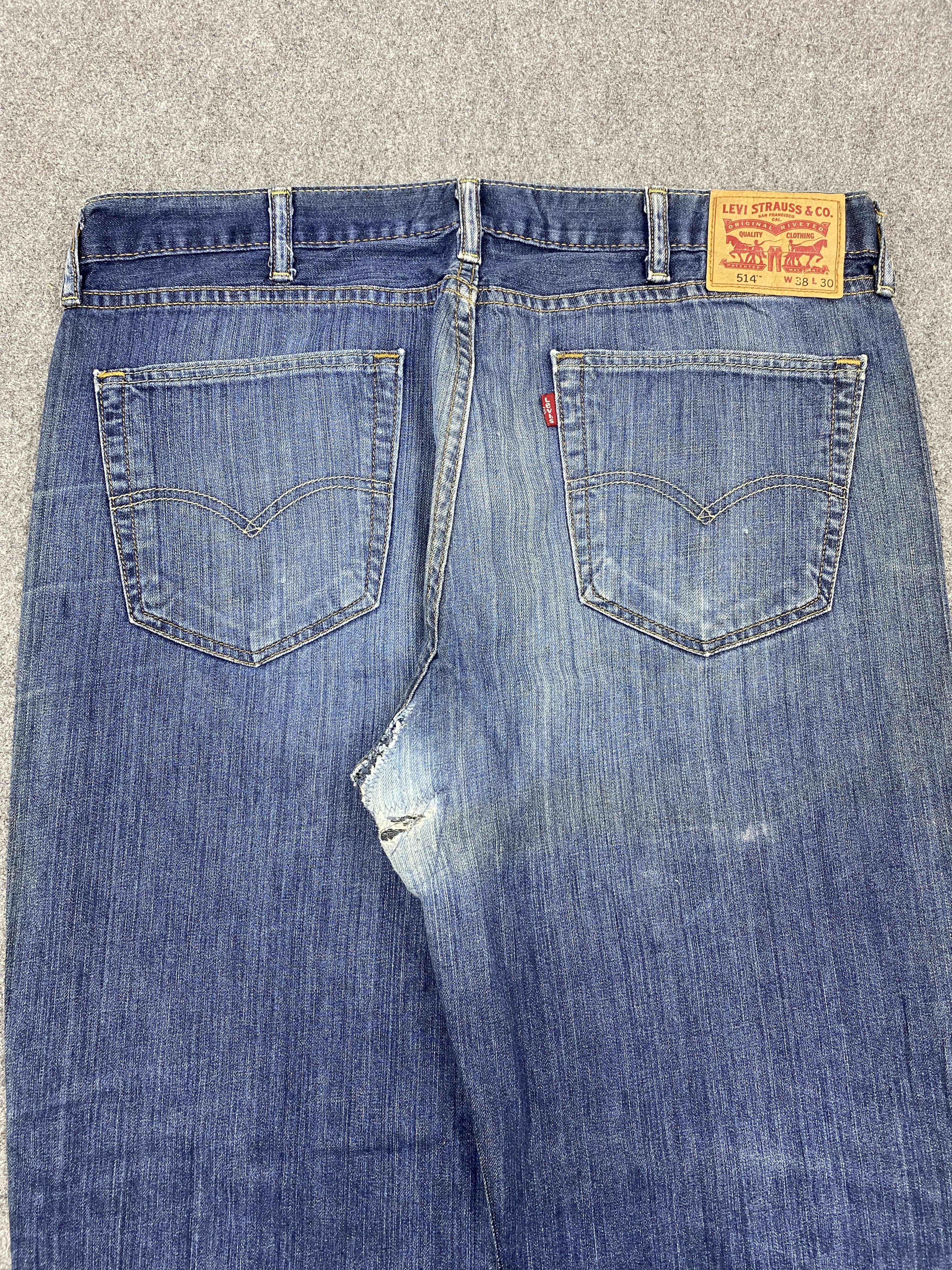 Levi's Vintage Levis 514 Faded Blue Jeans 36x30 S0039 Size US 36 / EU 52 - 4 Thumbnail
