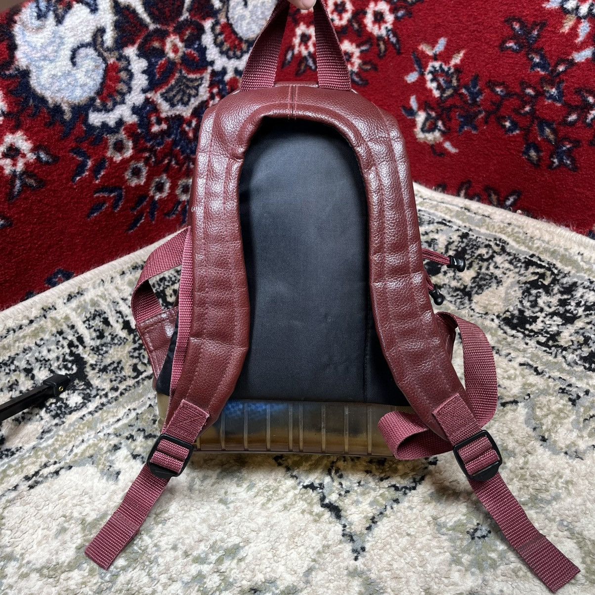 Nike Nike Vintage Mini Backpack Burgundy Wine Sneaker Sole Bottom Size ONE SIZE - 8 Thumbnail