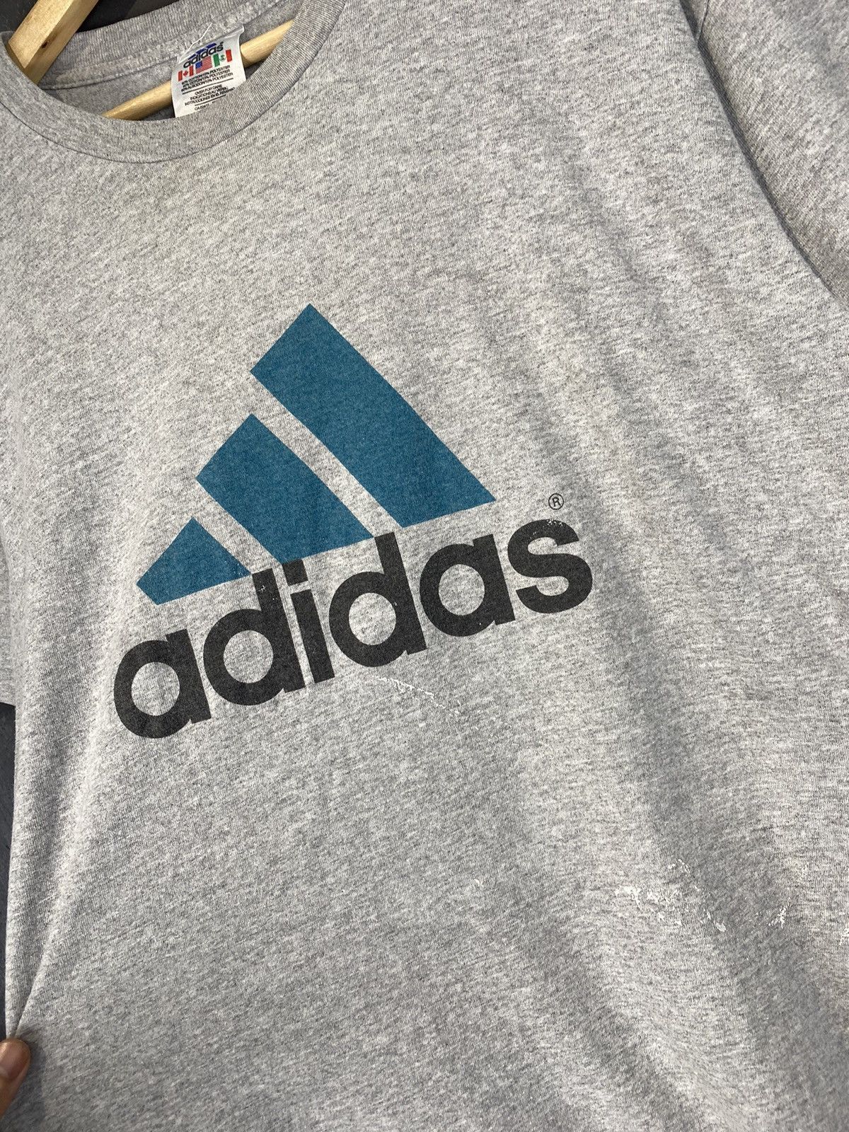 Adidas × Vintage 90s Adidas Equipment Tee Size US M / EU 48-50 / 2 - 3 Thumbnail