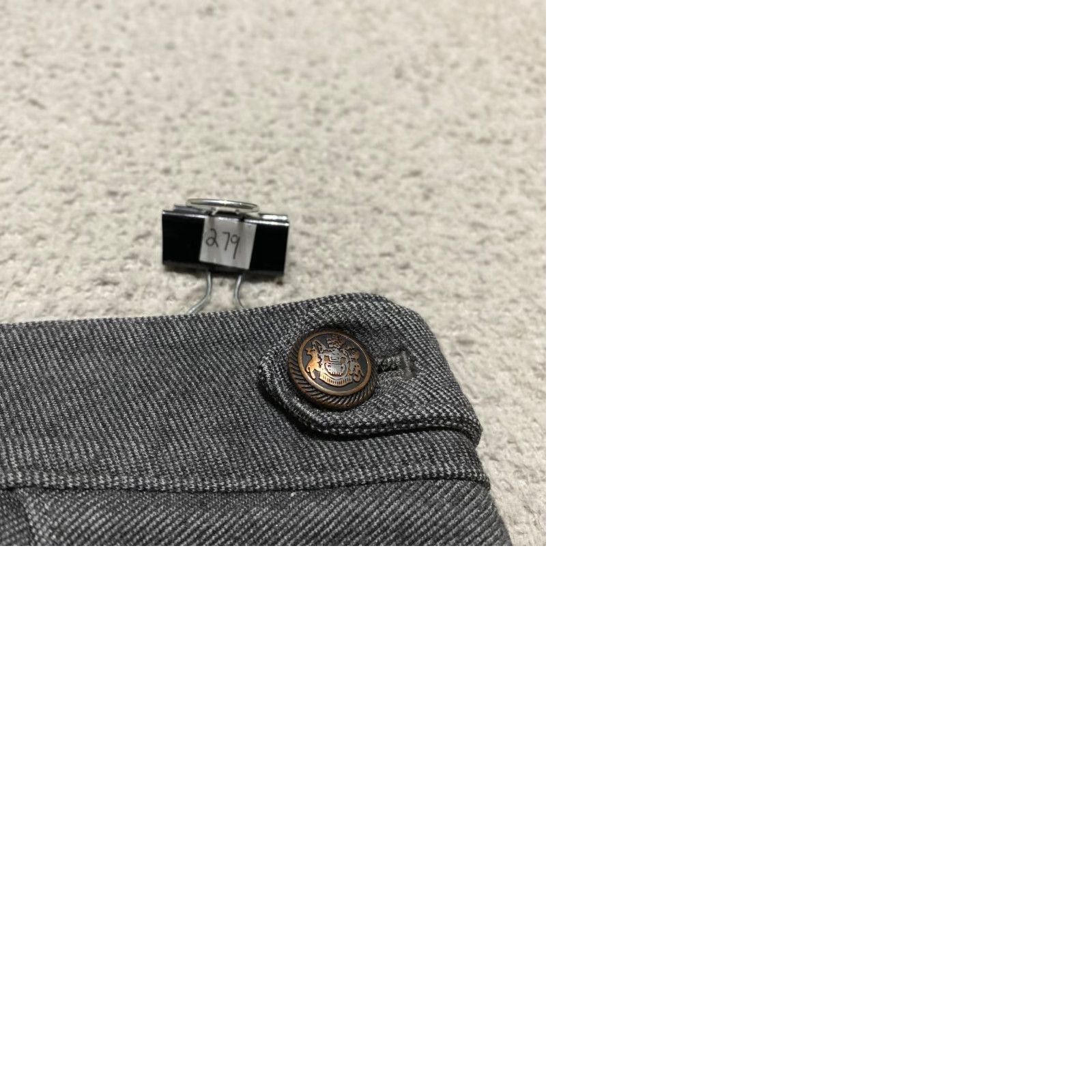 Talbots Talbots Womens Pants 12 Gray Skinny Ankle Stretch Regular 26in Inseam Office Business Casual Fall Spring Summer Winter Pattern Solid 90s Preppy Womens Size 34" / US 12 / IT 48 - 9 Thumbnail