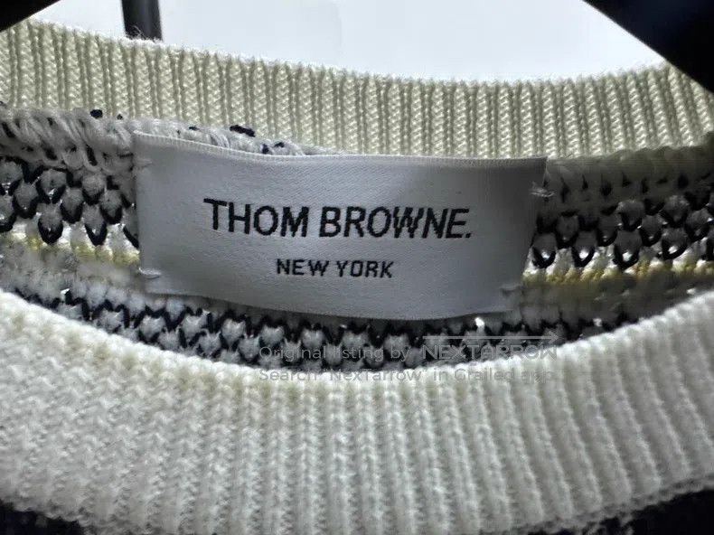 Thom Browne Thom Browne Knit Fringe Short Sleeve Size US S / EU 44-46 / 1 - 5 Thumbnail