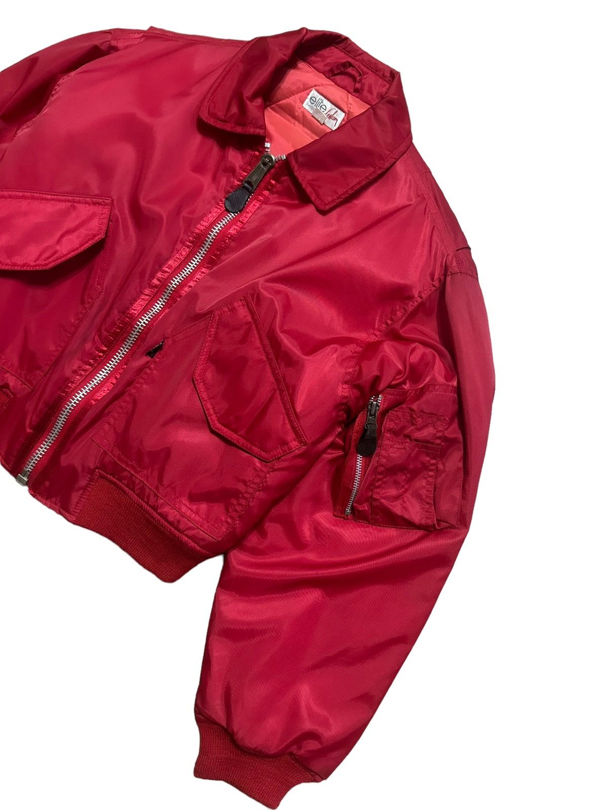Issey Miyake Vintage Elite Models Cropped Bomber Jacket Size US M / EU 48-50 / 2 - 3 Thumbnail