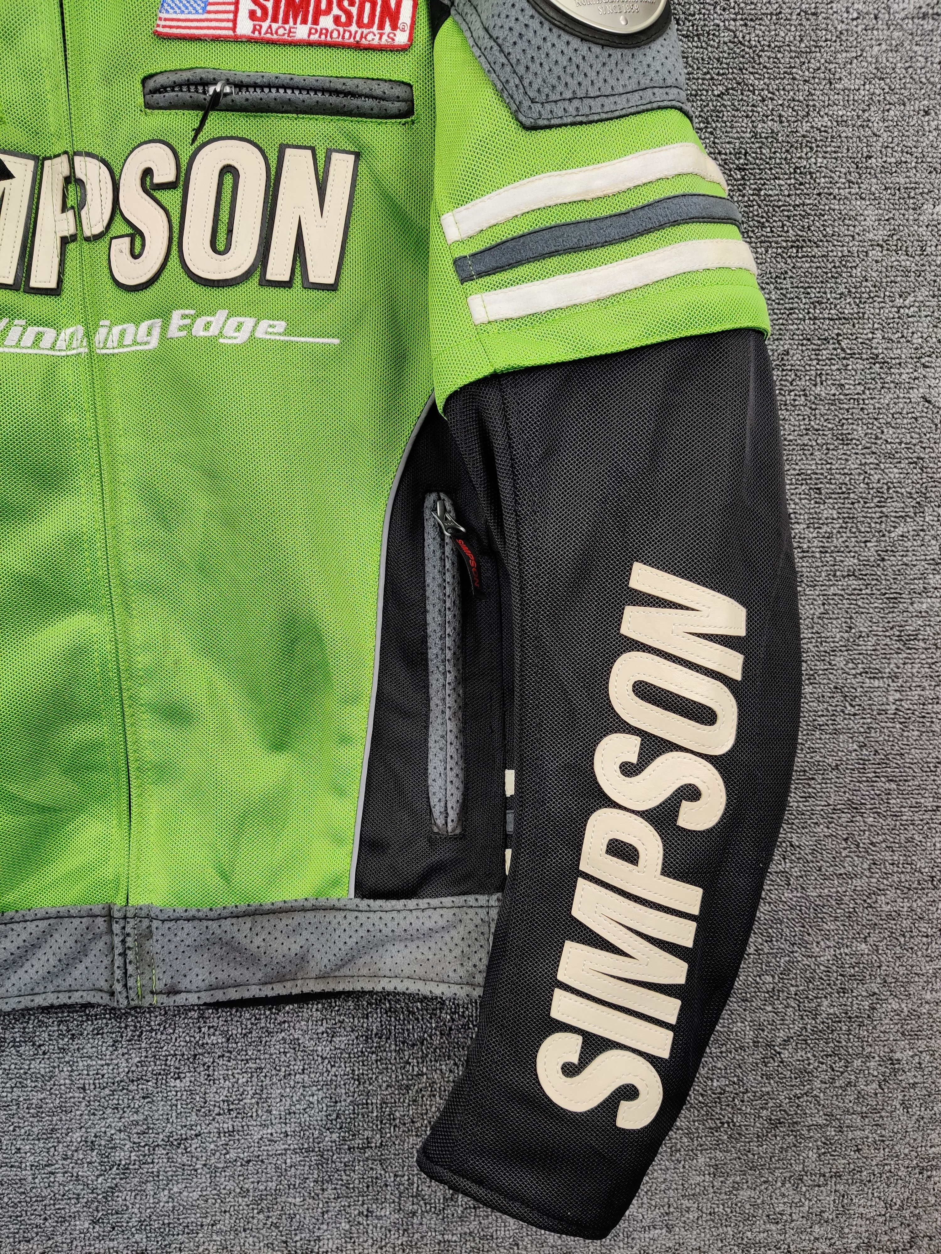Vintage Vintage Simpson Racing Motorcycle Jacket Size US M / EU 48-50 / 2 - 3 Thumbnail