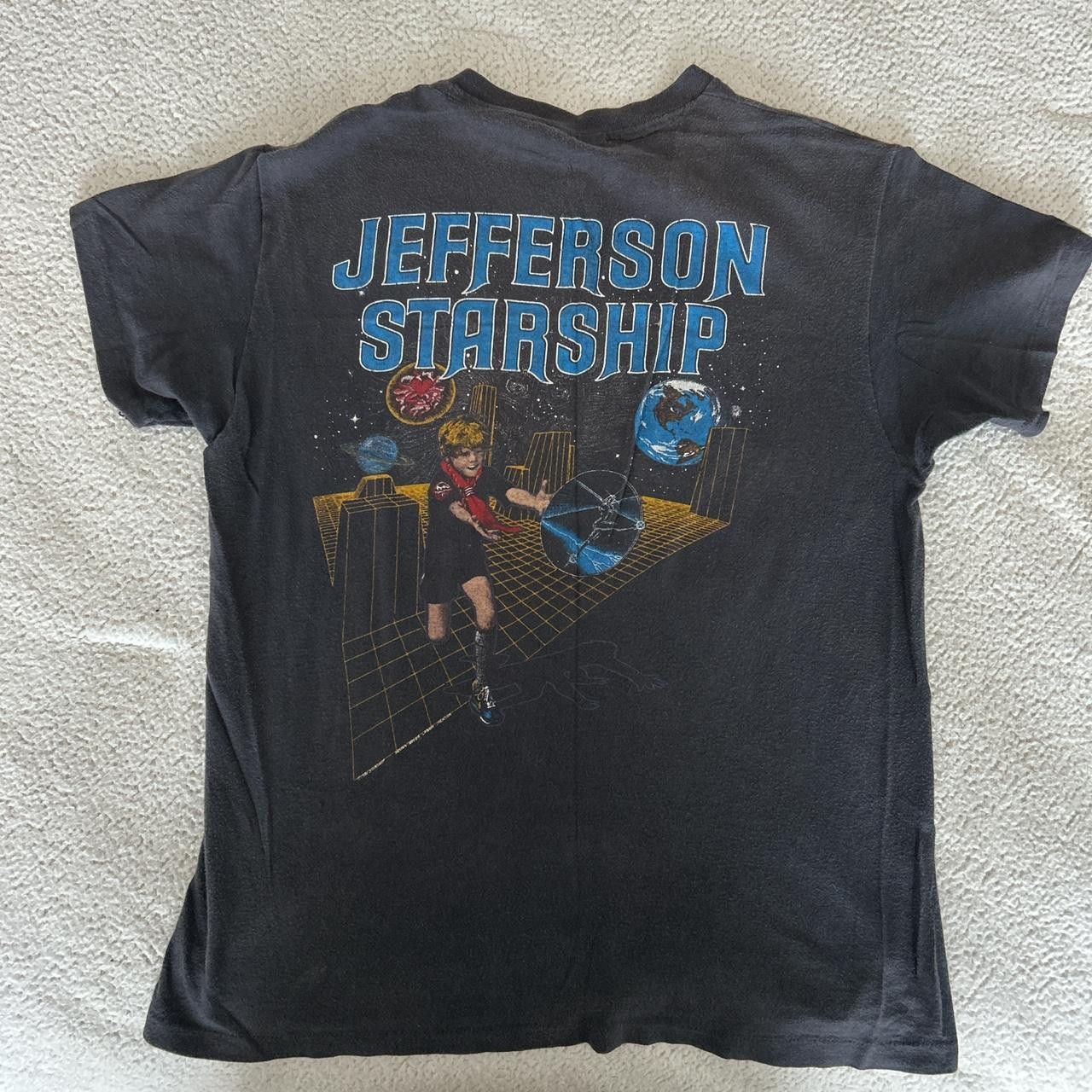 Hanes 1981 Jefferson Starship "Modern Times" Tour T-Shirt Size US M / EU 48-50 / 2 - 2 Thumbnail