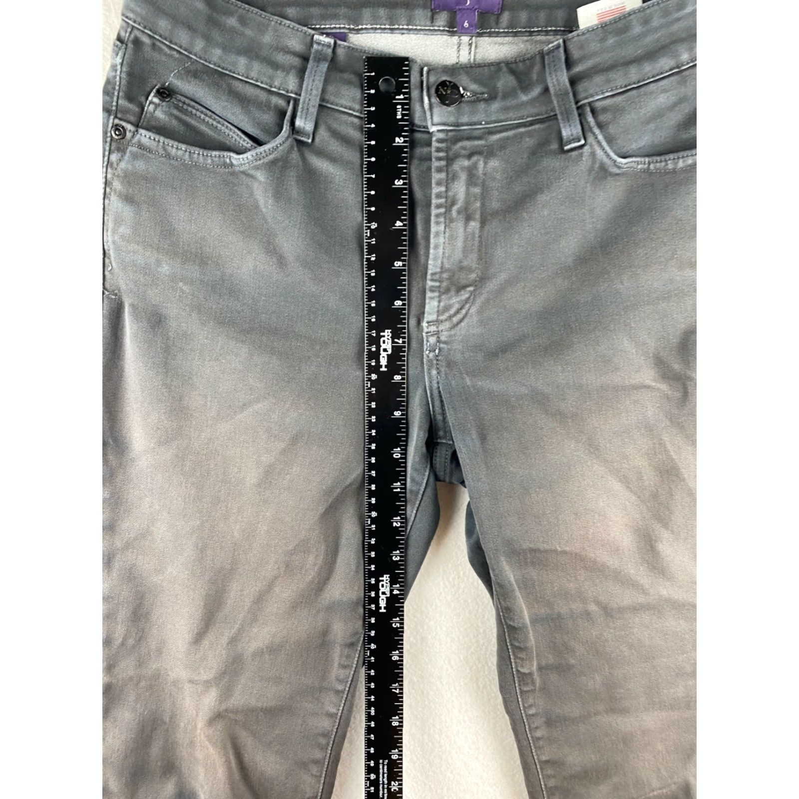 NYDJ NYDJ Not Your Daughters Jeans Black Ankle Legging 6 Denim Women Stretch Shaping 5-Pocket Modern Regular Jeans Womens Size 28" / US 6 / IT 42 - 4 Thumbnail