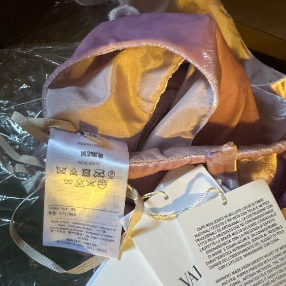 Valentino Valentino Velvet Halter Crop Top In Water Lilac Size L / US 10 / IT 46 - 5 Thumbnail