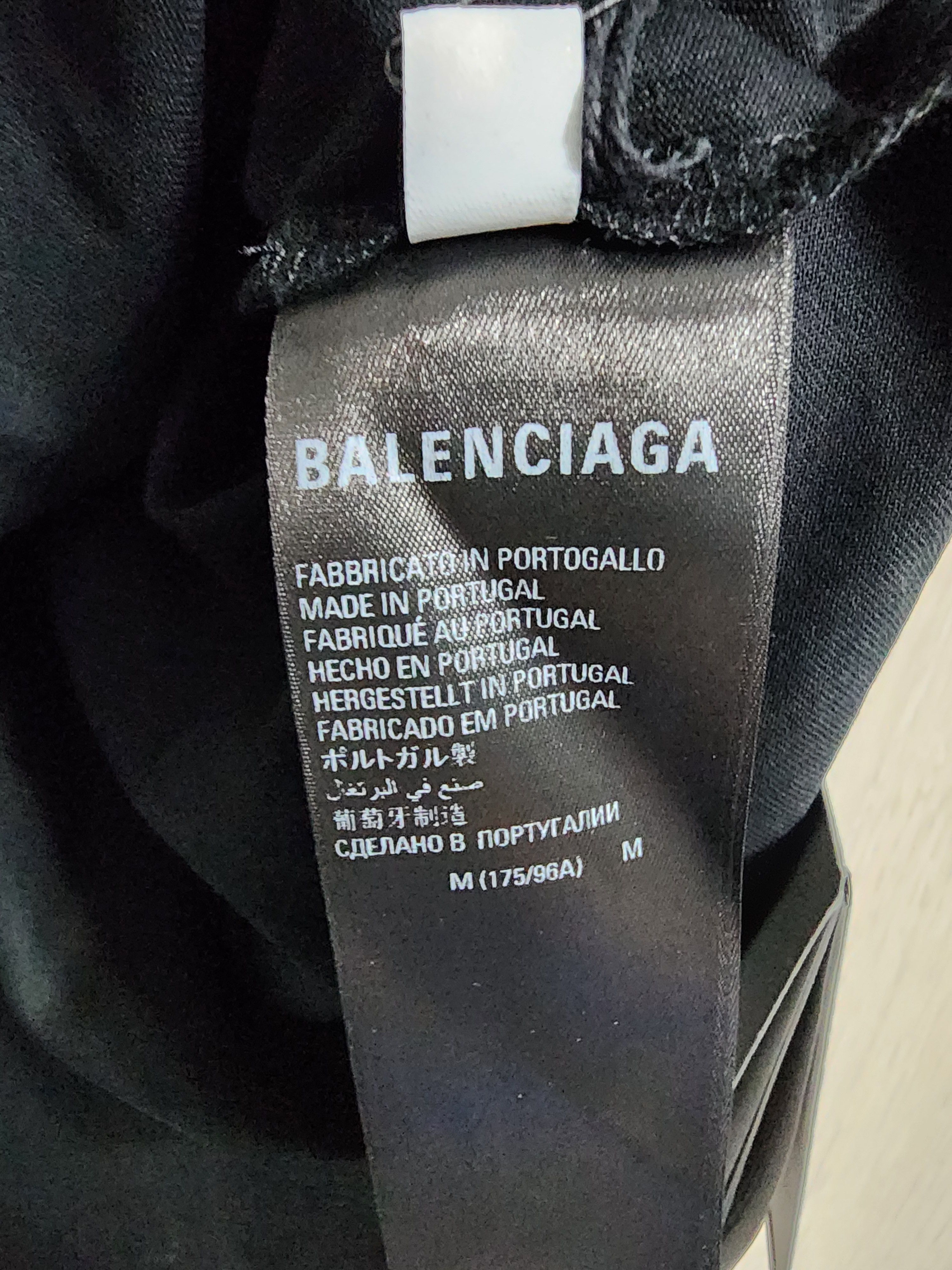 Balenciaga Garde-robe Care Label Logo T-Shirt Size US S / EU 44-46 / 1 - 8 Thumbnail
