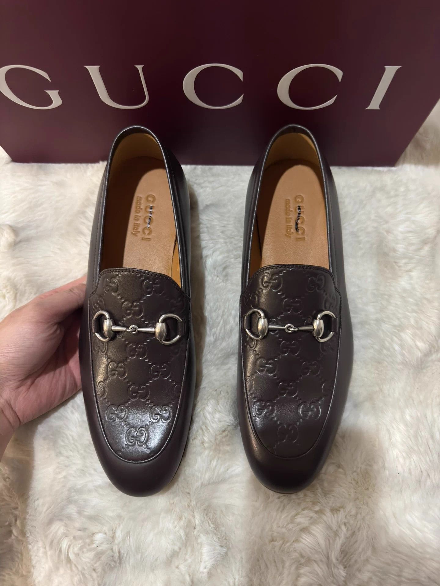 Gucci Gucci All-over Horsebit Loafer Deep Brown 40 EU Size US 8.5 / IT 38.5 - 4 Thumbnail