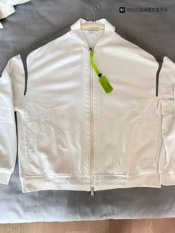 Brunello Cucinelli Brunello Cucinelli SS22 Contrast Trim Zip Sweatshirt Jacket Size US M / EU 48-50 / 2 - 5 Thumbnail