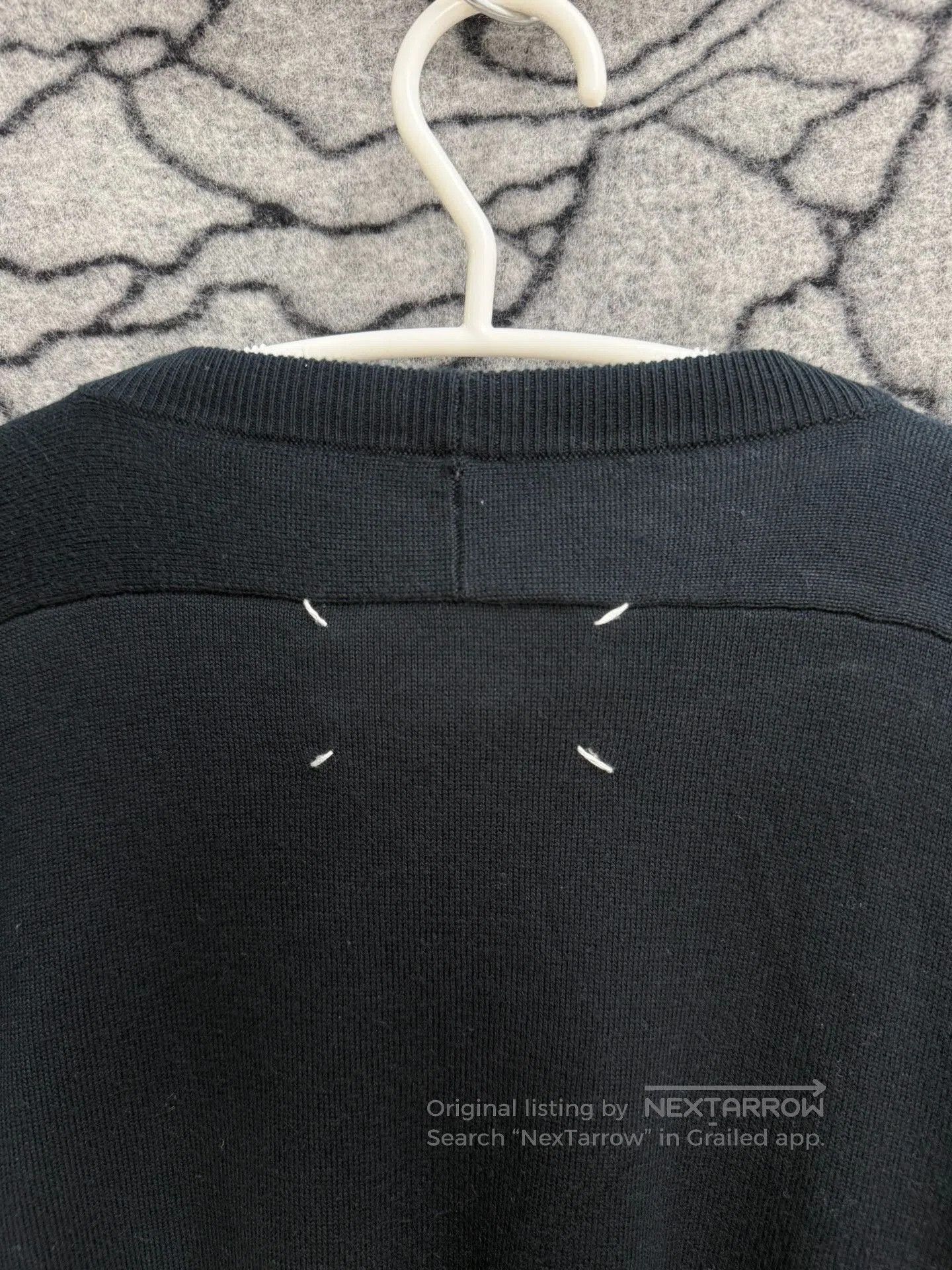 Maison Margiela Maison Margiela Deconstructed Leather Panel Sweater. Size US M / EU 48-50 / 2 - 3 Thumbnail
