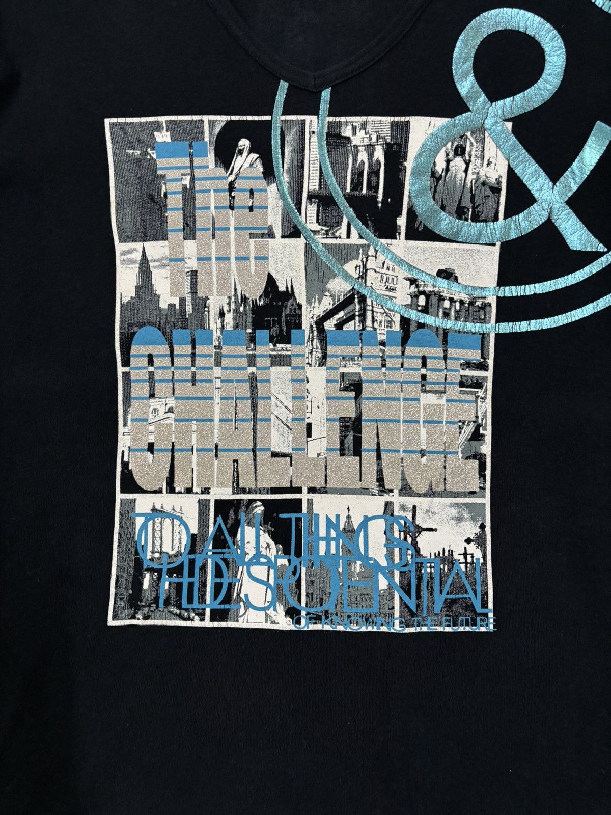 semanticdesign Semantic Design Graphic Printed V-neck Long Sleeve T-shirt Size US M / EU 48-50 / 2 - 6 Thumbnail