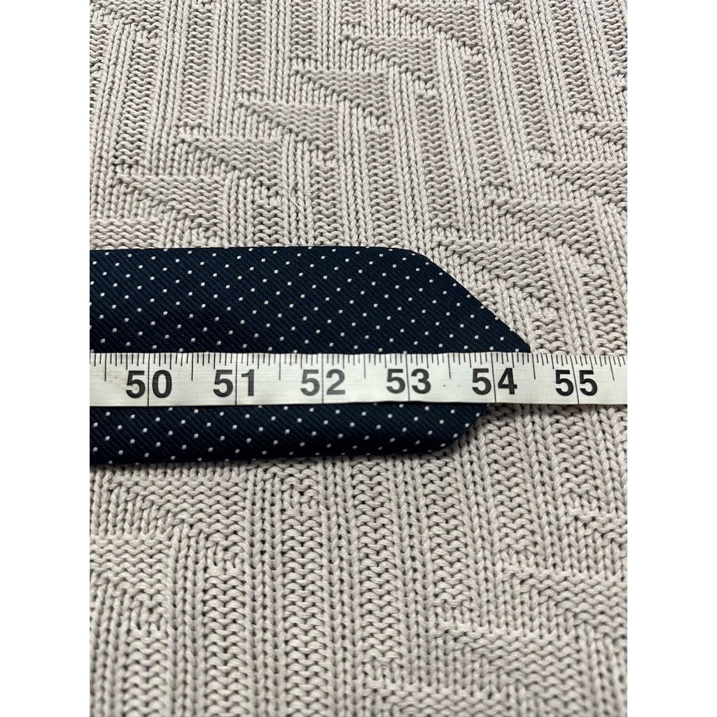 Vintage Vintage Stuart McGuire navy polka dot tie Size ONE SIZE - 3 Thumbnail