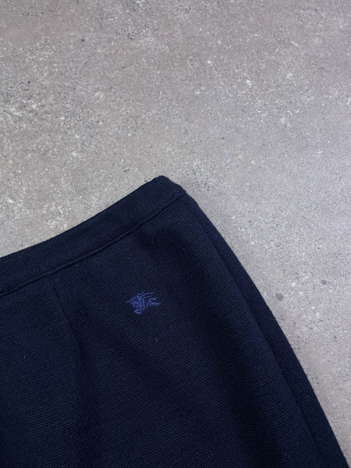 Burberry × Vintage Vintage Y2K burberry wool midi skirt Size 34" / US 12 / IT 48 - 2 Thumbnail