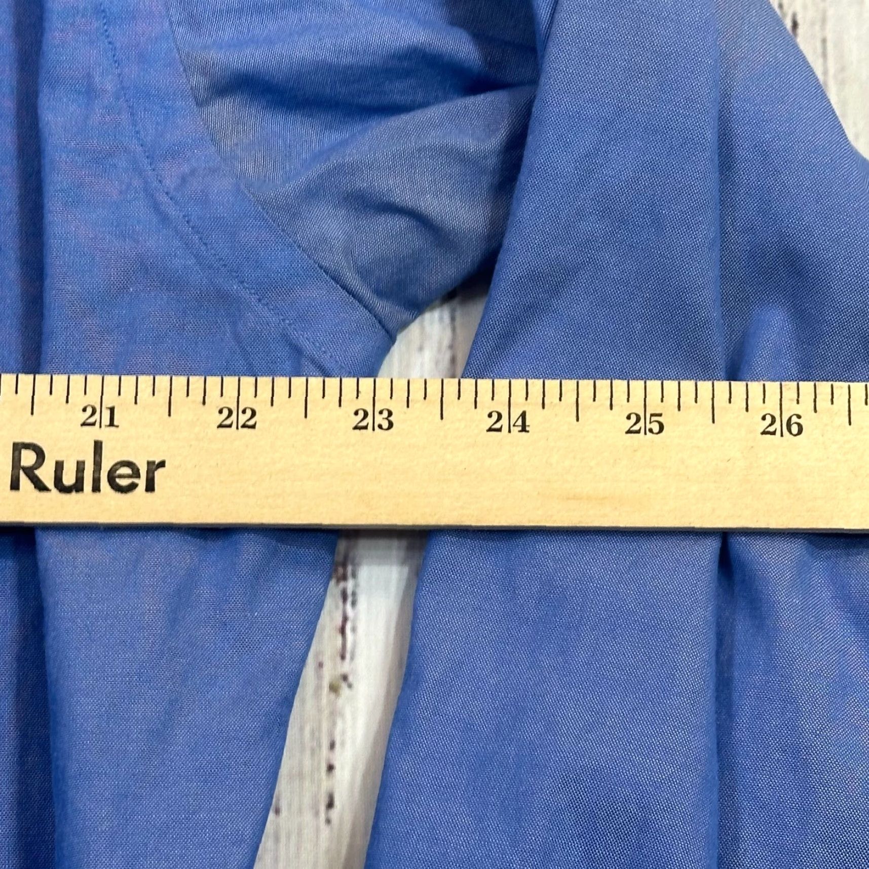 Polo Ralph Lauren Polo Ralph Lauren Button-Down Blue Yarmouth Medium 16/35 Cotton Shirt Mens Classic Blue Polo Ralph Lauren Button-Down Solid Blue 16/35 Cotton Size US M / EU 48-50 / 2 - 5 Thumbnail
