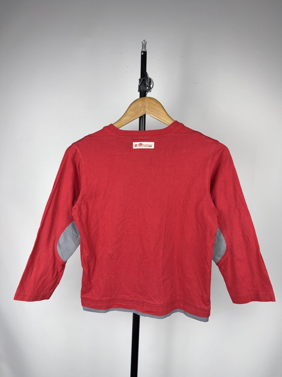 Nike Vintage 00s Nike Just Do It Women’s Red Long Sleeve Top Size XS / US 0-2 / IT 36-38 - 10 Thumbnail