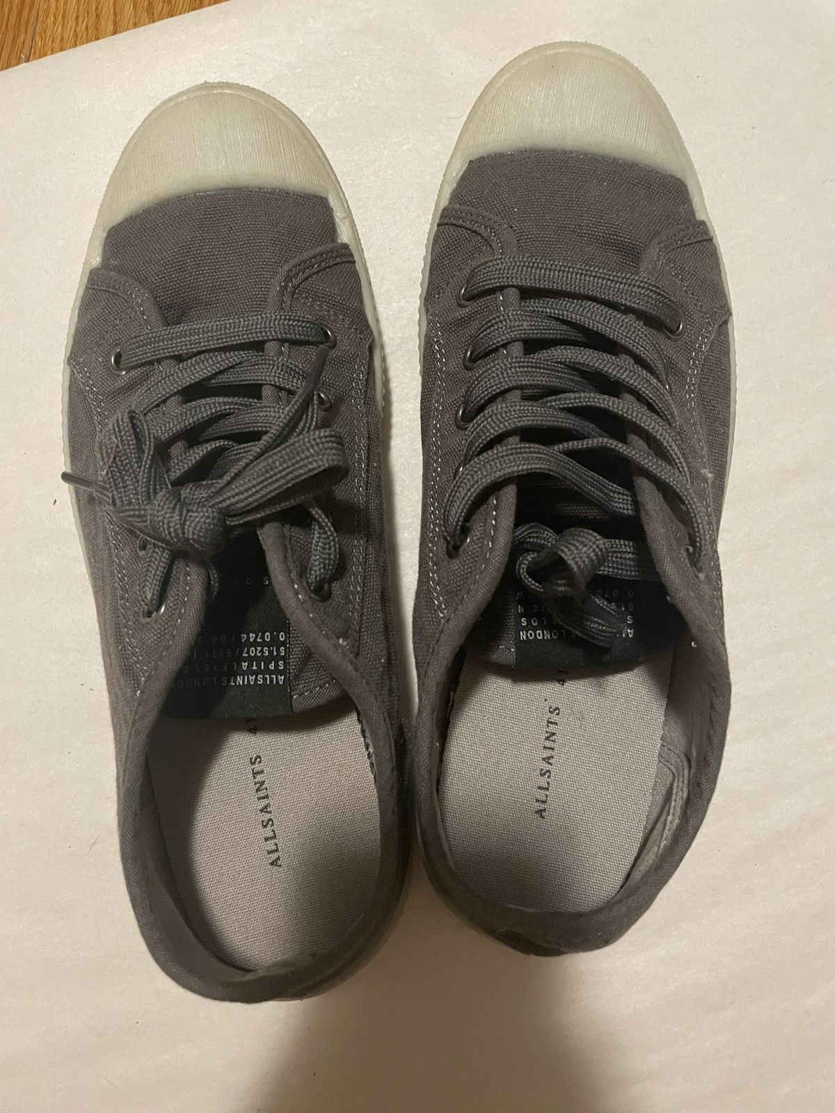 Allsaints Allsaints grey low top sneakers Size US 8 / EU 41 - 5 Thumbnail