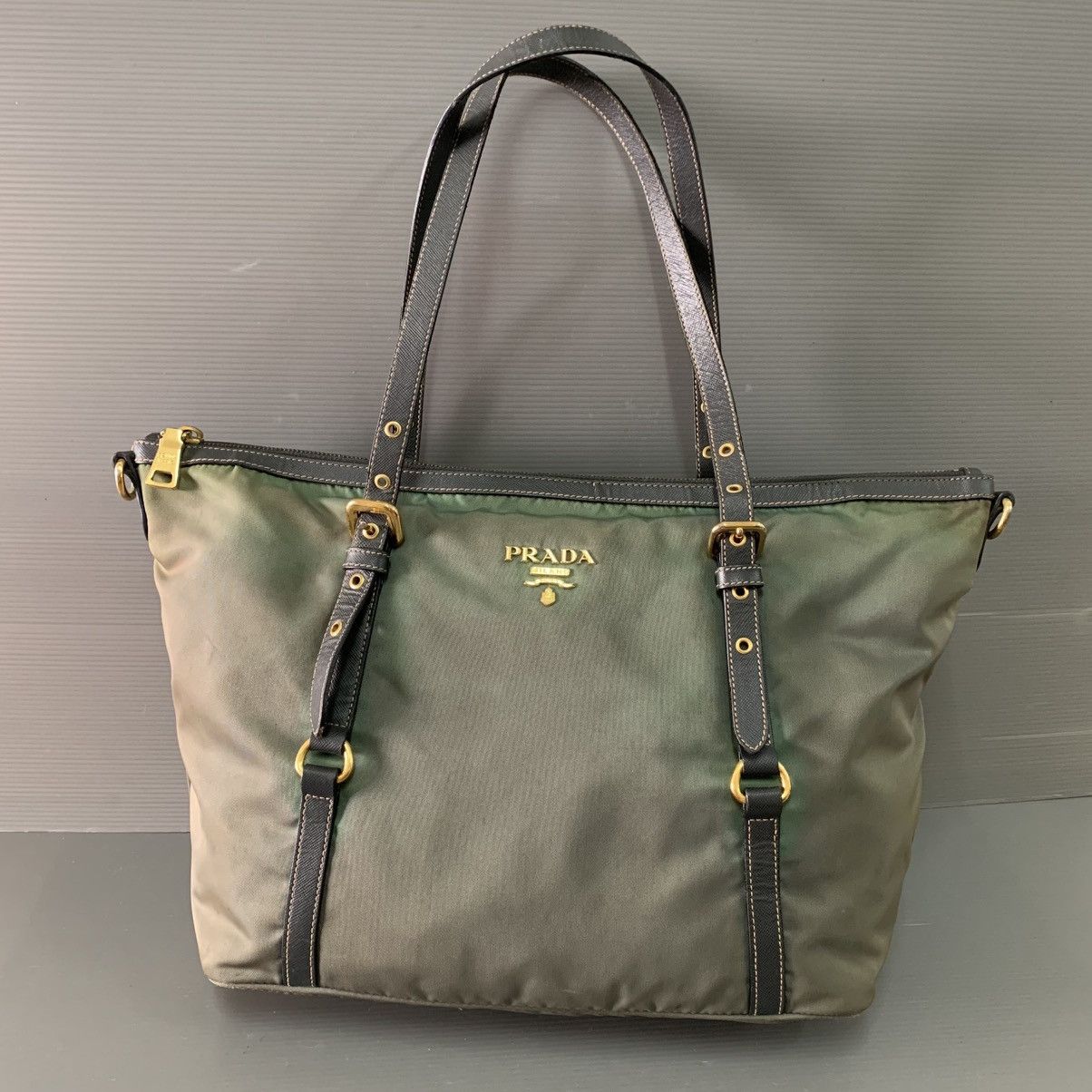 Prada Prada Nylon Tote Handbag Size ONE SIZE - 1 Thumbnail