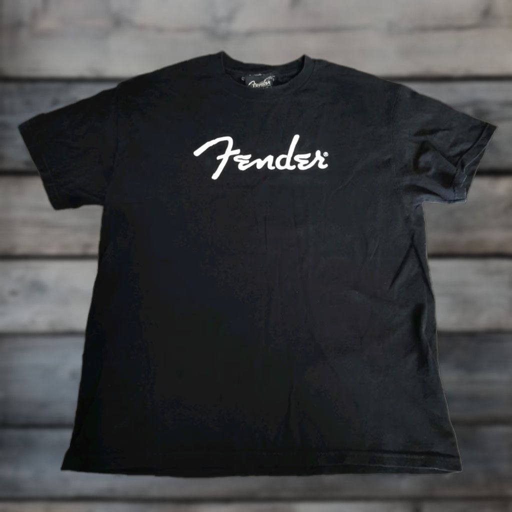 Fender VINTAGE Fender Band T-Shirt Mens M Black Logo Graphic Print 2000s Rock Music Size US M / EU 48-50 / 2 - 1 Thumbnail