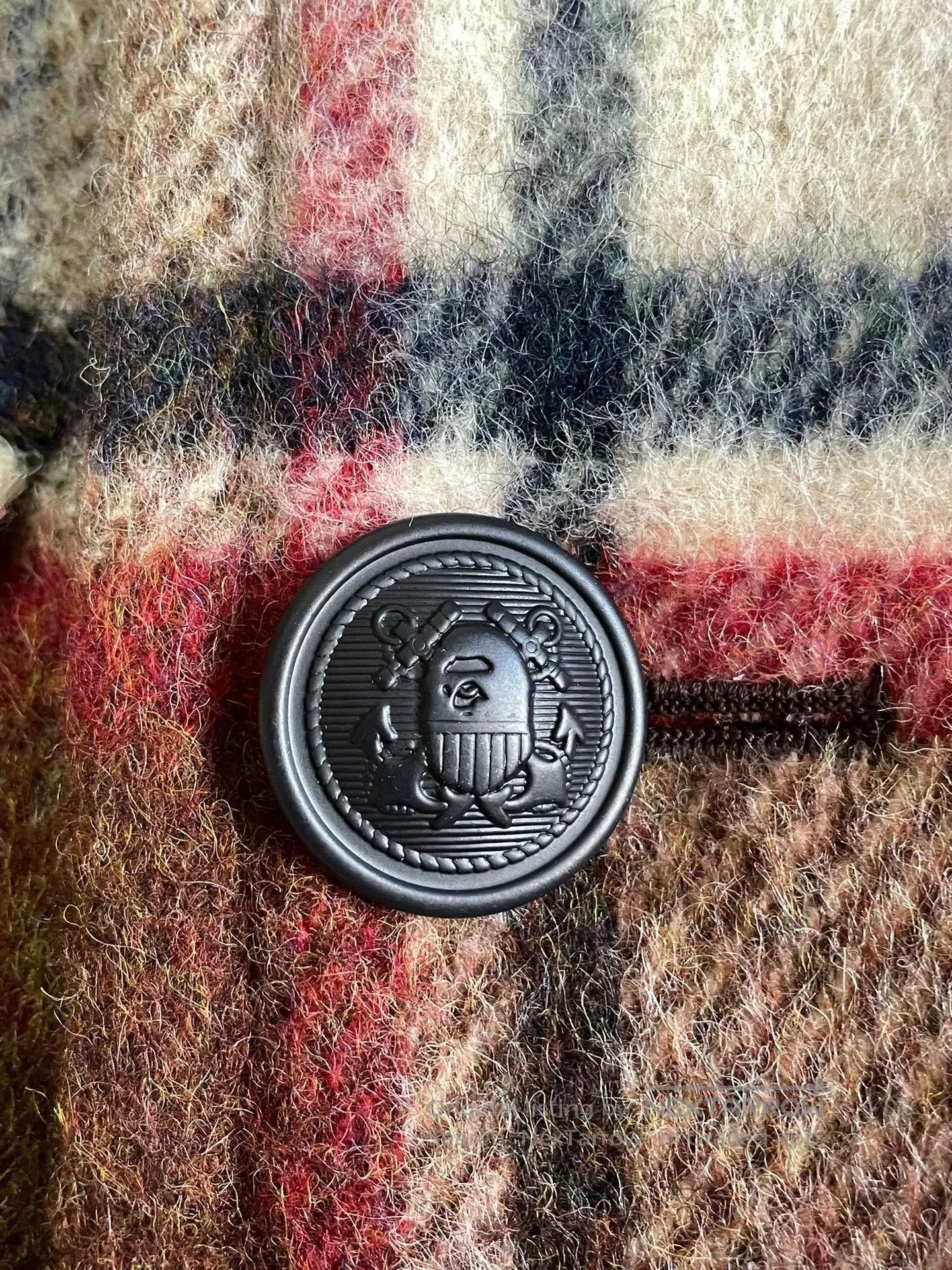 Bape bape check wool double-breasted coat. Size US M / EU 48-50 / 2 - 4 Thumbnail