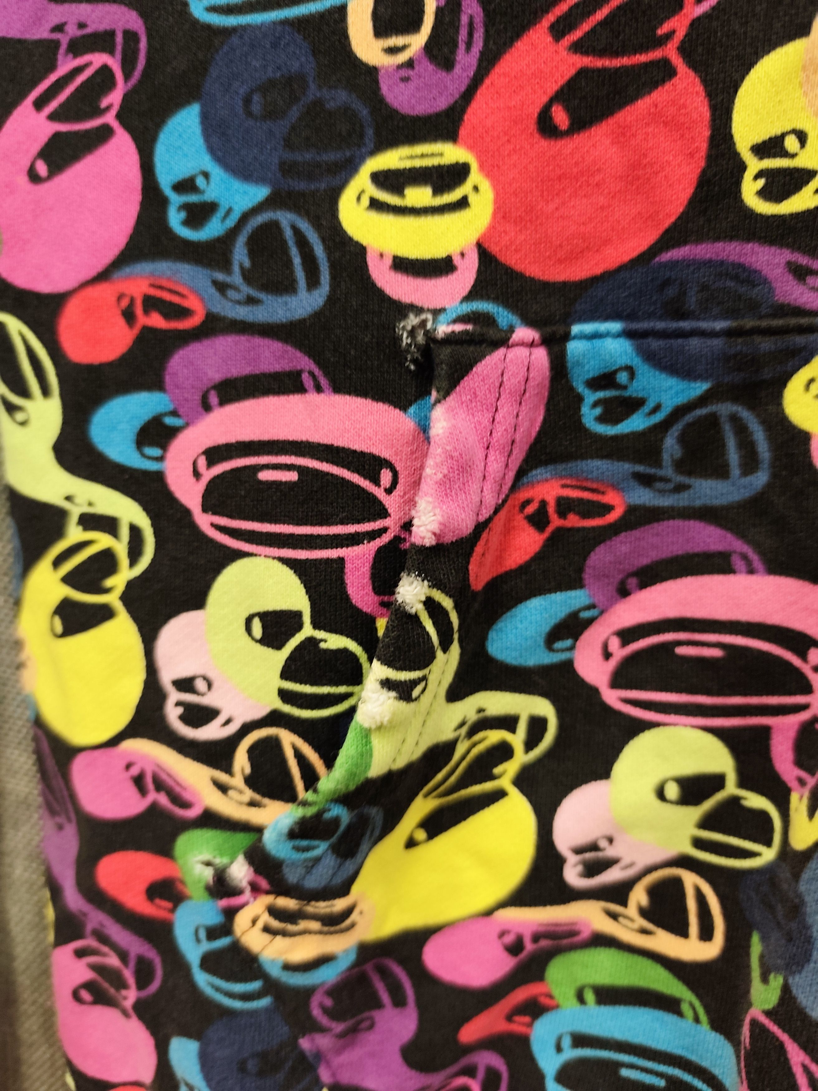 Bape × Vintage 2007 BAPE Baby Milo Multi Camo Full Zip Distressed Size US M / EU 48-50 / 2 - 14 Thumbnail