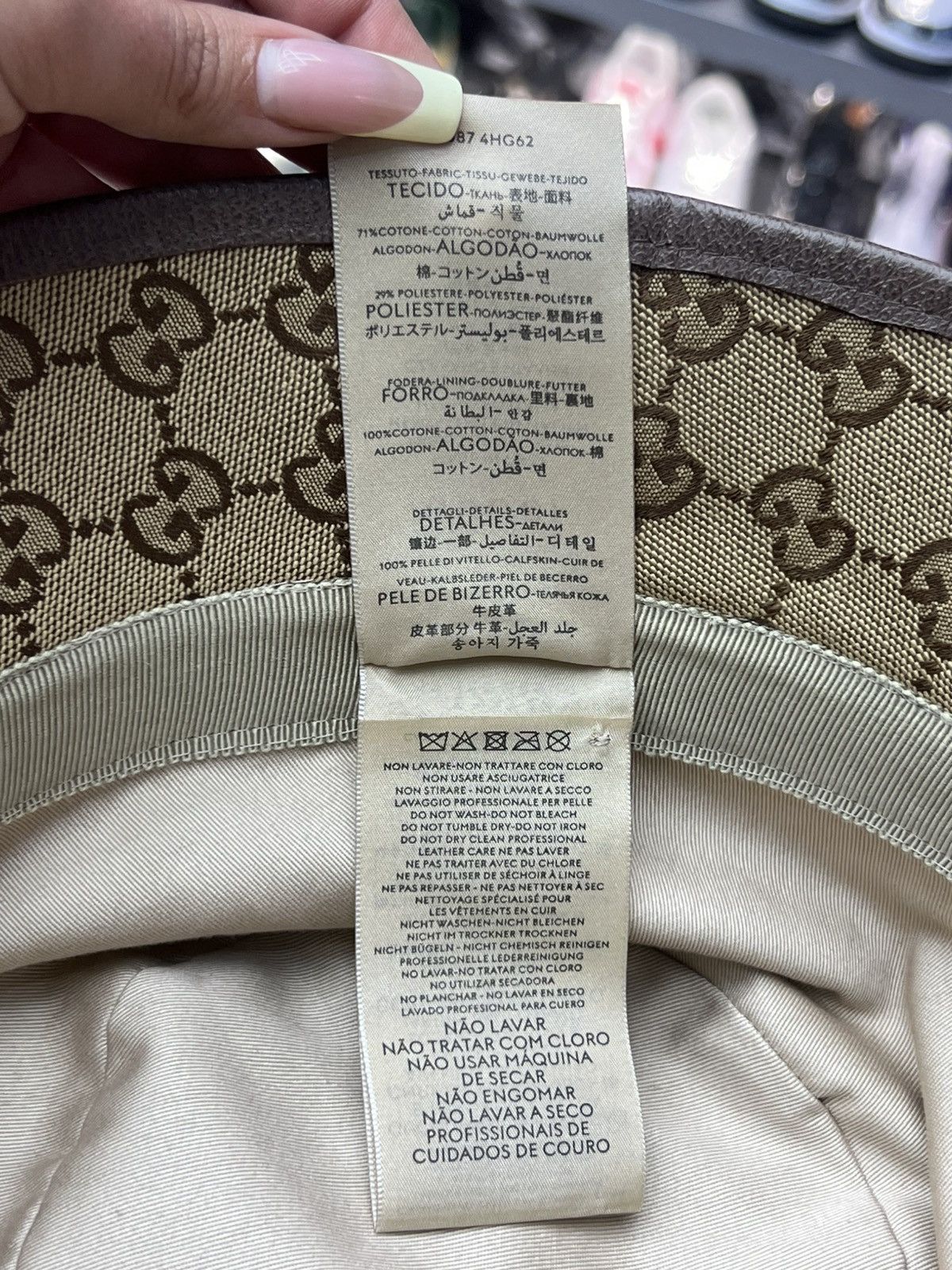 Gucci Gucci GG Canvas Bucket Hat Size ONE SIZE - 8 Thumbnail