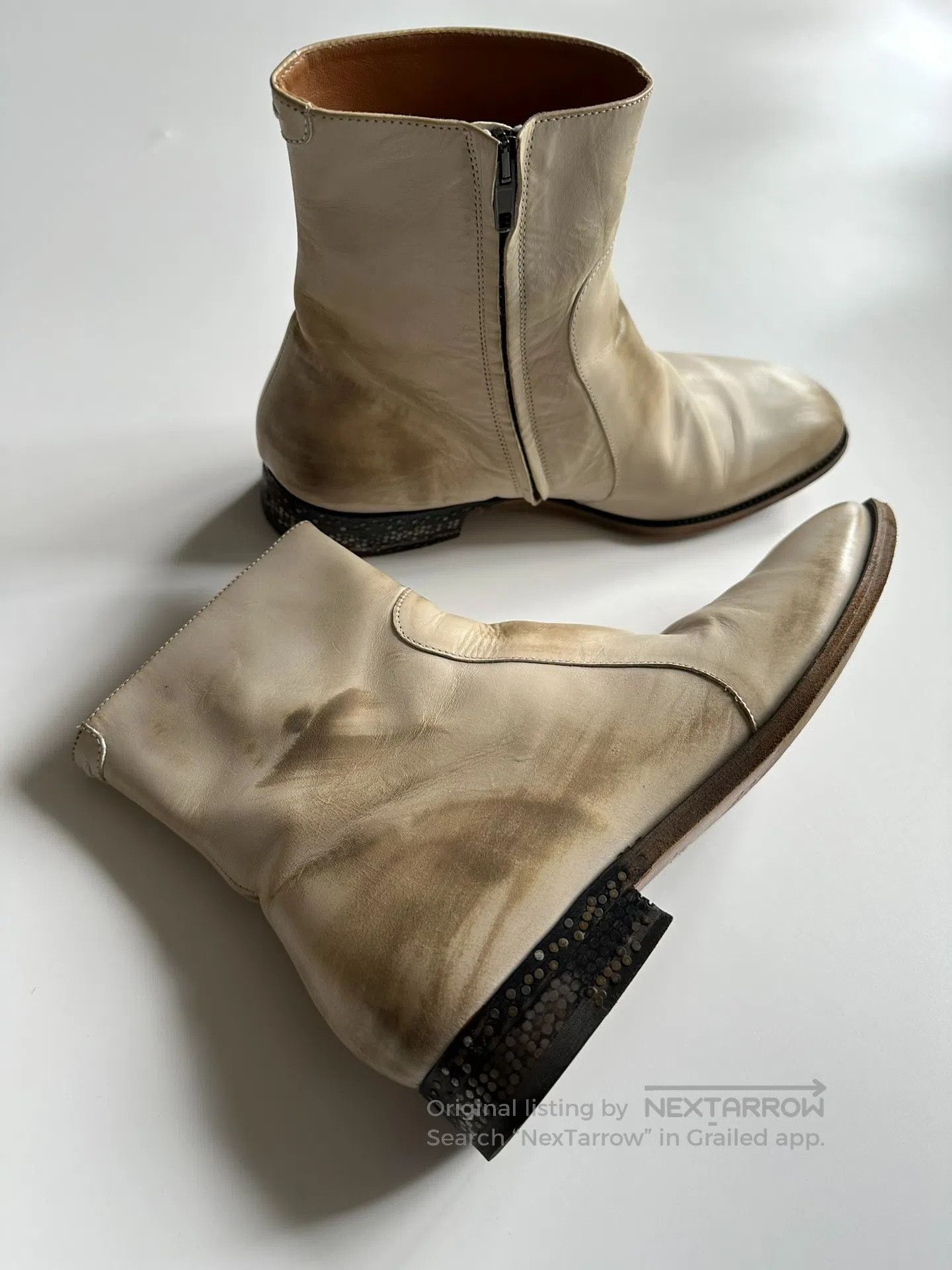 Other Maison Margiela 09AW Burnt leather shoes| Size US 10 / EU 43 - 2 Thumbnail