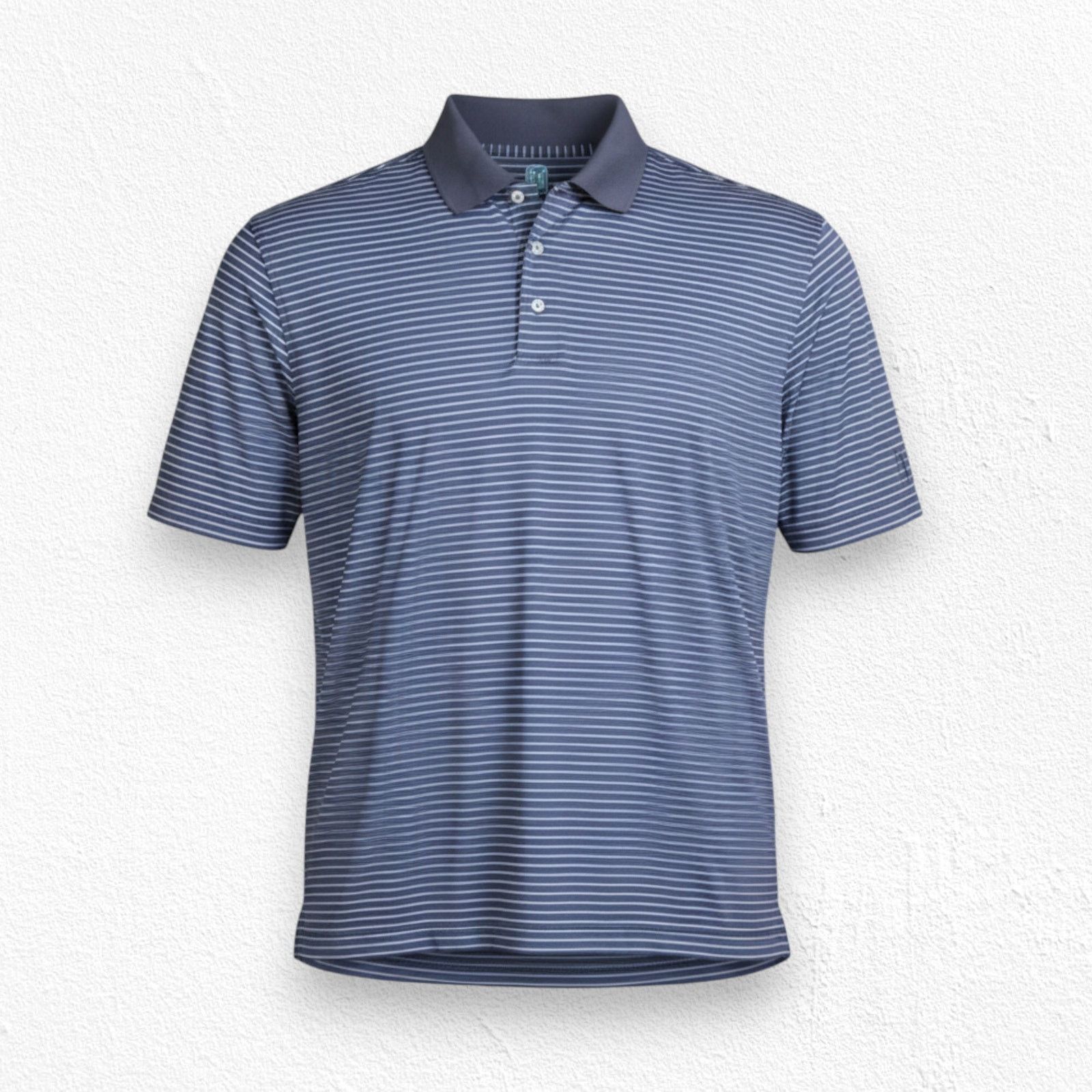 PGA Tour PGA Tour Blue Striped Golf Polo Size XL Size US XL / EU 56 / 4 - 1 Thumbnail
