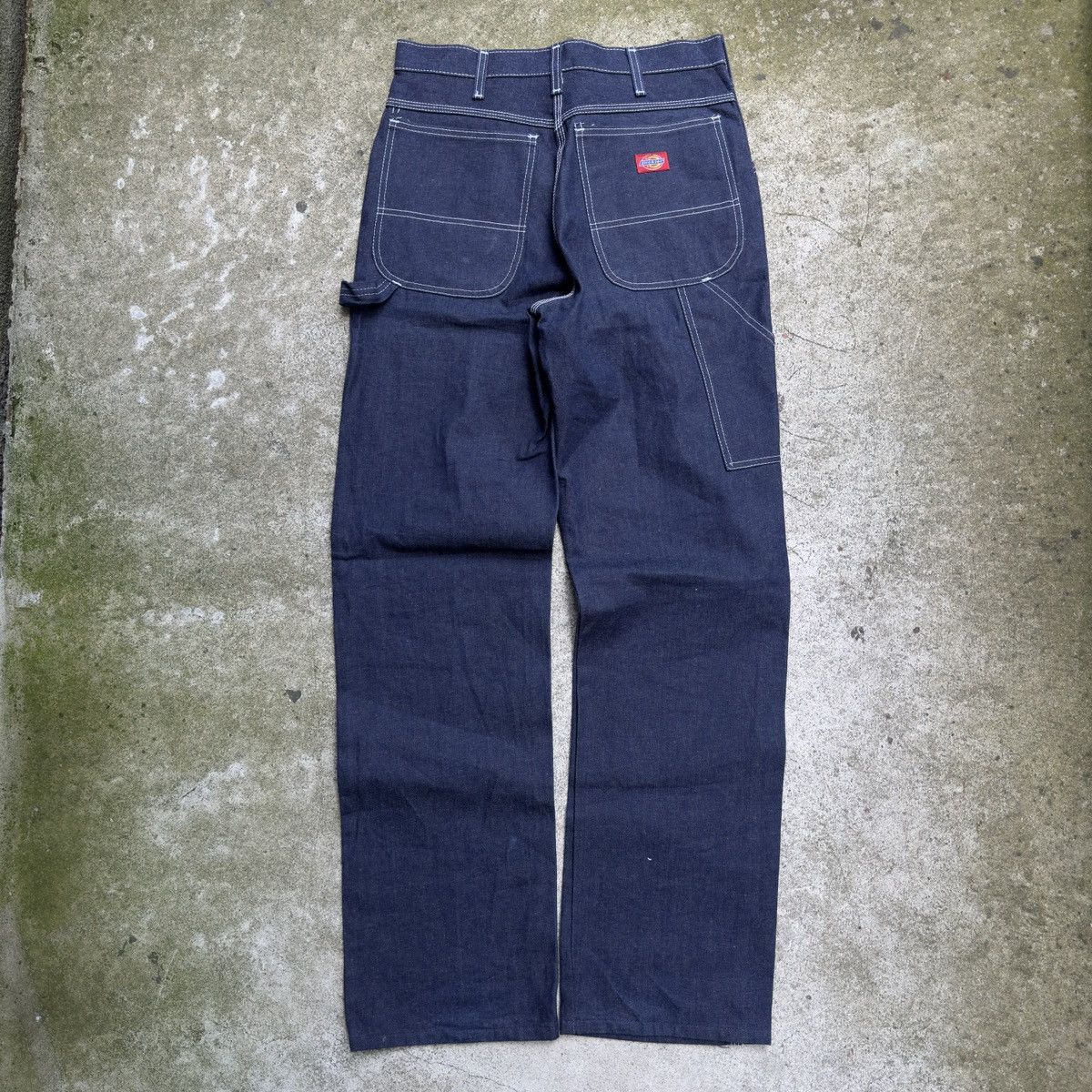 Vintage 70s 80s Dickies Dark Wash Carpenter Work Jeans Size US 30 / EU 46 - 2 Thumbnail