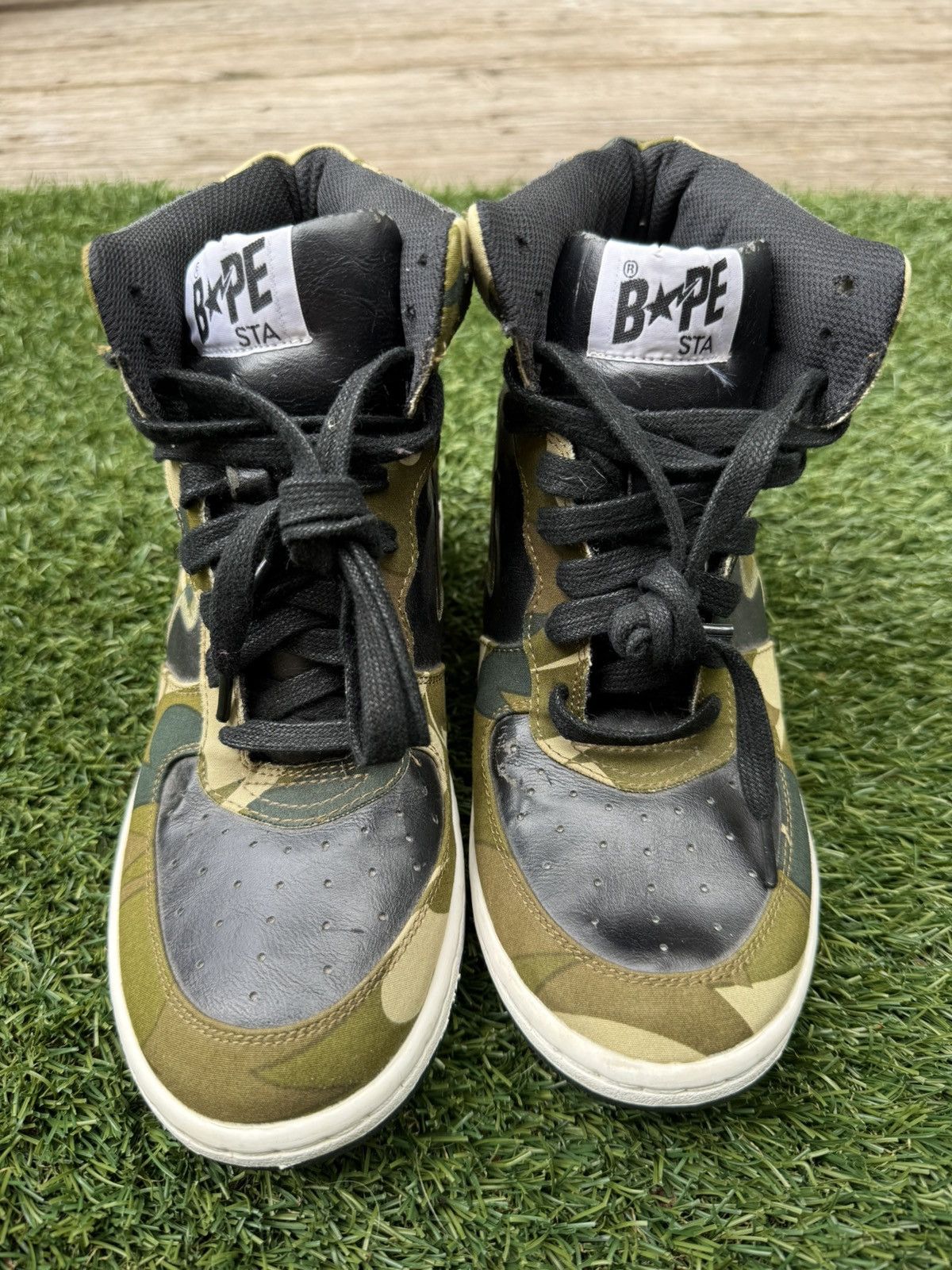 Bape A Bathing Ape BAPE STA HI Camo Black Sneakers Size 5.5 Size US 5.5 / IT 35.5 - 5 Thumbnail