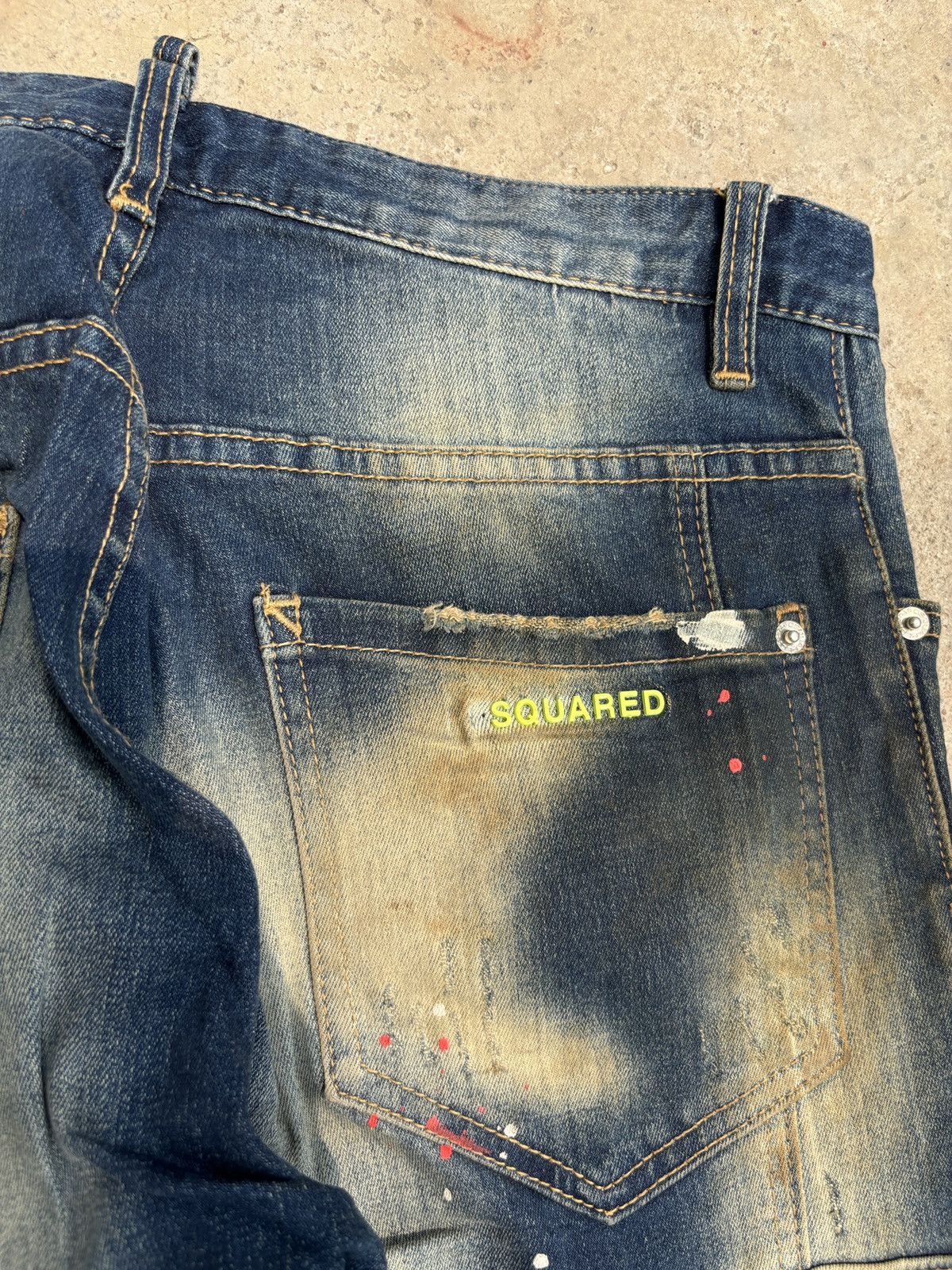 Dsquared2 Vintage DSQUARED2 Paint Splater slim jean Size US 32 / EU 48 - 23 Thumbnail