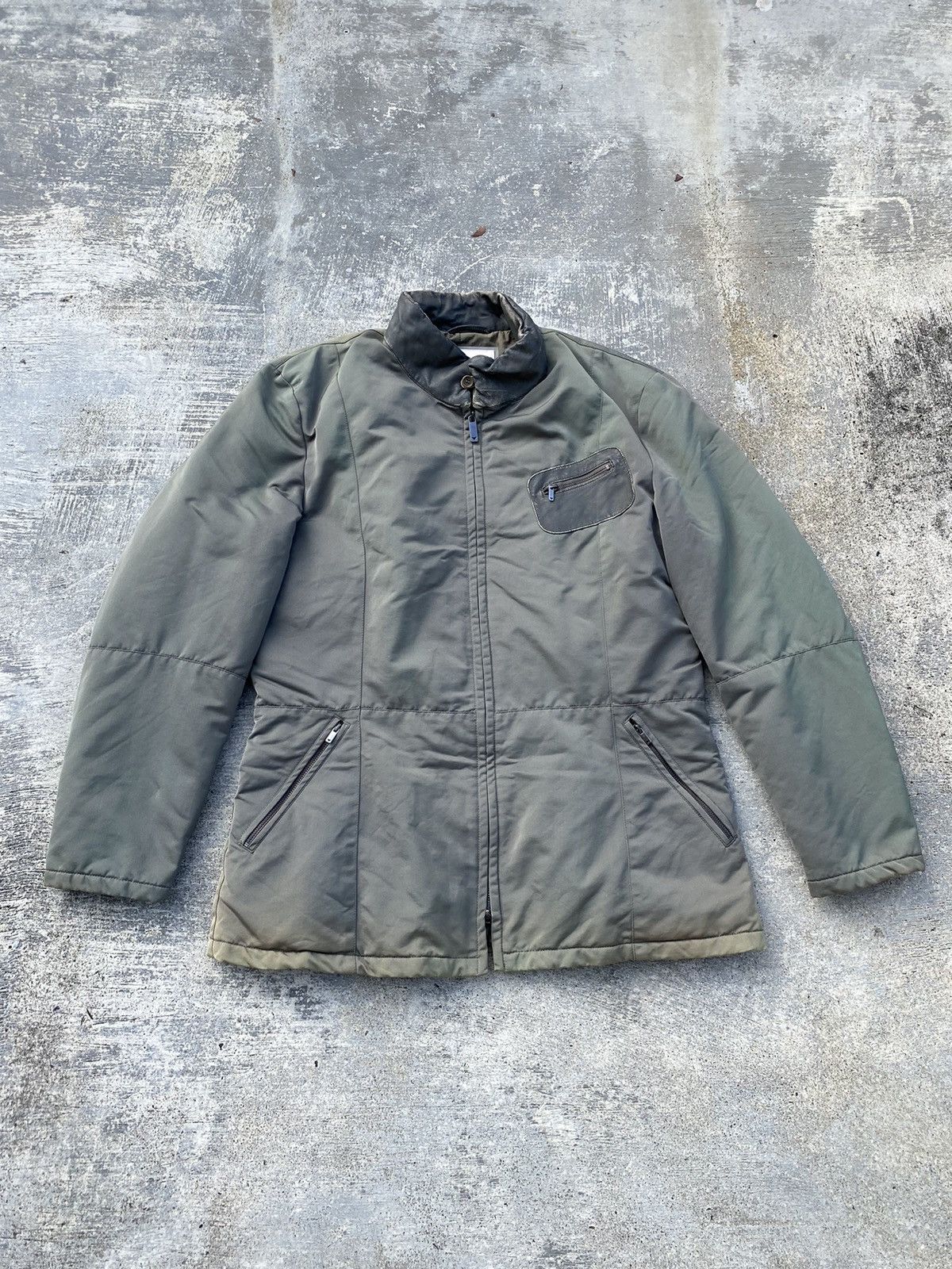 image of Emporio Armani Sun Faded Army Rave Gorpcore Punk in Green, Men's (Size Large)