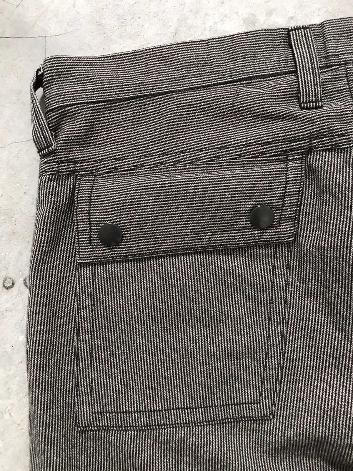 Japanese Brand BLUE WAY Garment Workers Houndstooth Rectangular Patch Pants Size US 34 / EU 50 - 16 Thumbnail