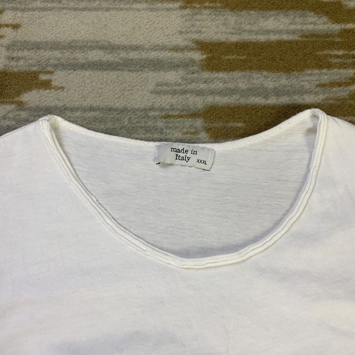 Art Comes First RARE VINTAGE ITALIAN ADVENTURE RAW HEM T-SHIRT Art Designer Size US L / EU 52-54 / 3 - 4 Thumbnail