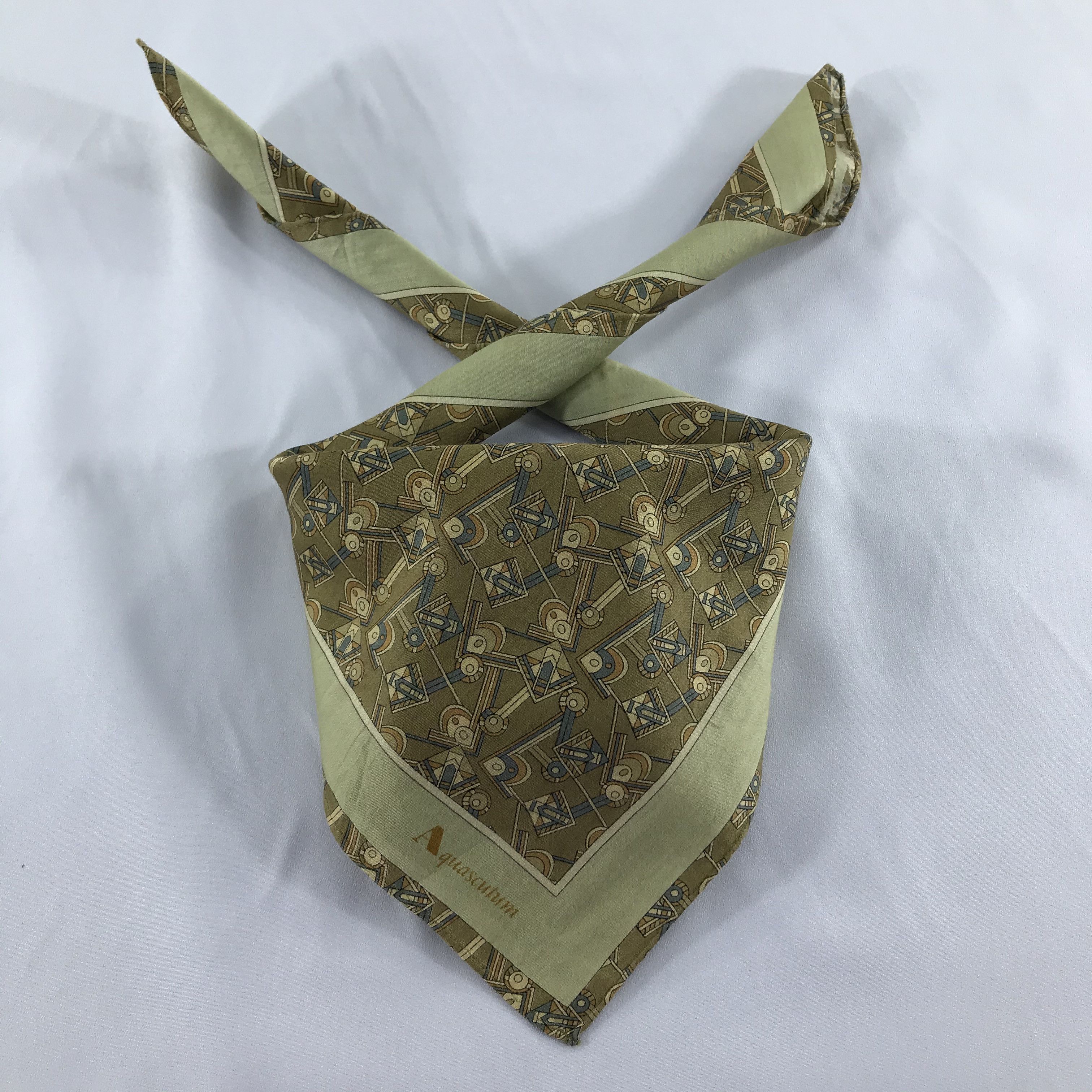 Aquascutum × Vintage Aquascutum Handkerchief / Neckerchief / Bandana Size ONE SIZE - 1 Thumbnail