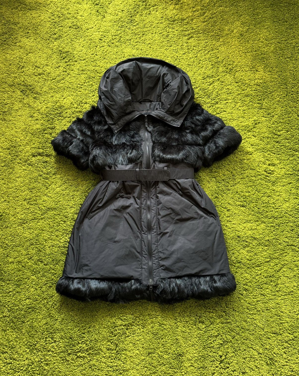 Ermanno Scervino Ermanno Scervino real fur cape coat jacket Size M / US 6-8 / IT 42-44 - 1 Thumbnail