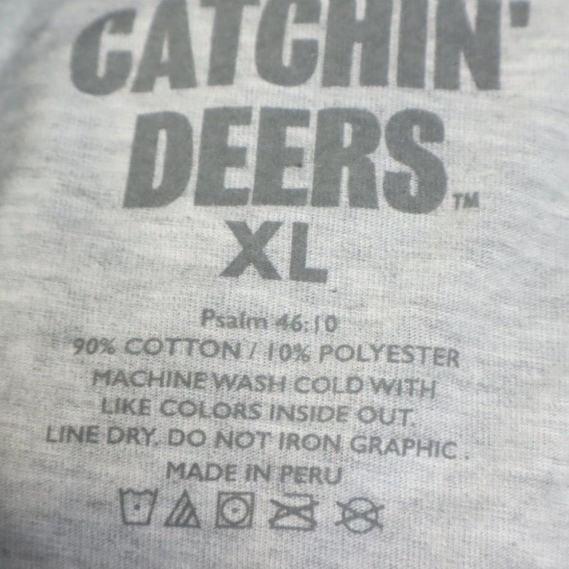 Vintage Catchin' Deers Giddy Up Patriot Heather T-Shirt Gray Men's XL Shirt Mens XL Gray Catchin' Deers Giddy Up Patriot Heather T-Shirt Size US XL / EU 56 / 4 - 5 Thumbnail