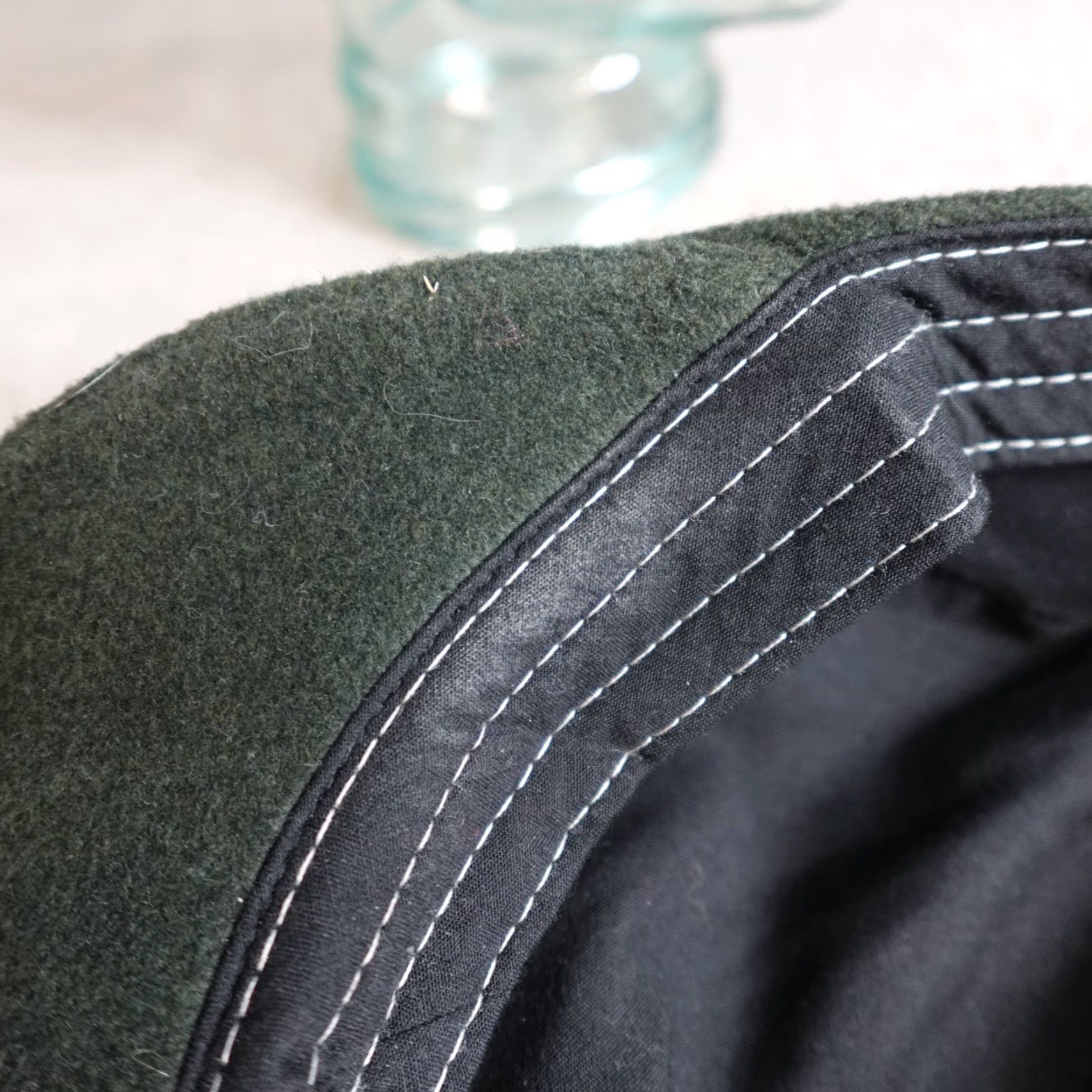 Stetson Stetson Hat Newsboy Cap Medium Green Wool Blend Men M Green Newsboy Cap Classic Lined Size ONE SIZE - 2 Thumbnail