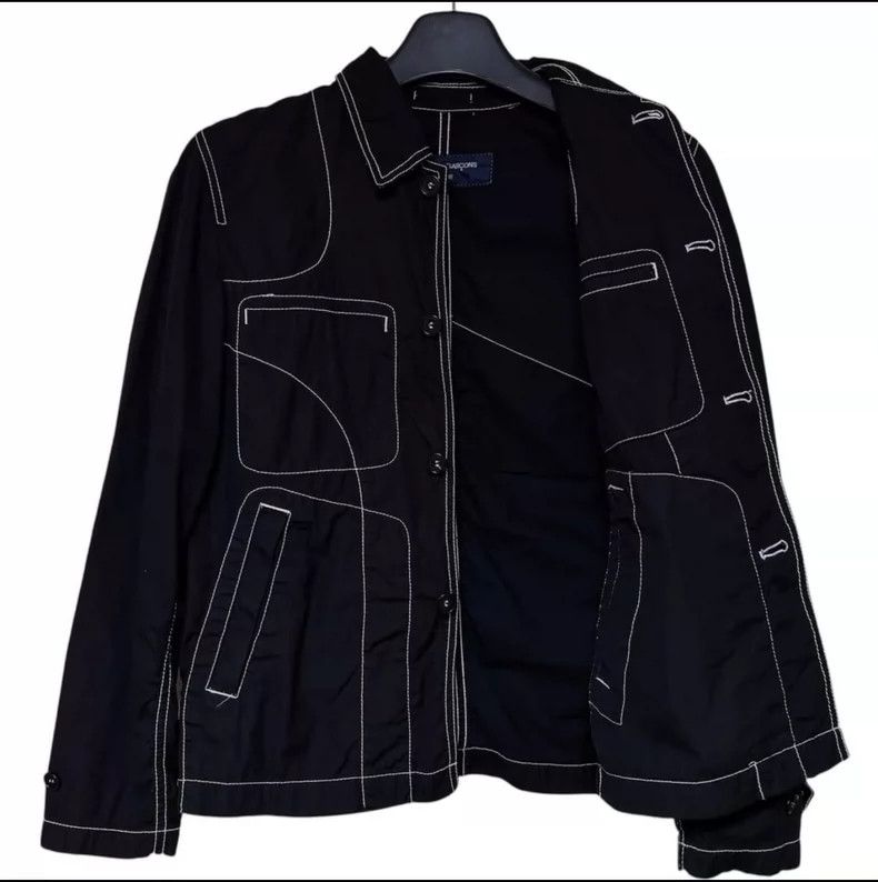Comme des Garcons Comme des Garcons Open-thread zipper design feels black co Size US M / EU 48-50 / 2 - 4 Thumbnail