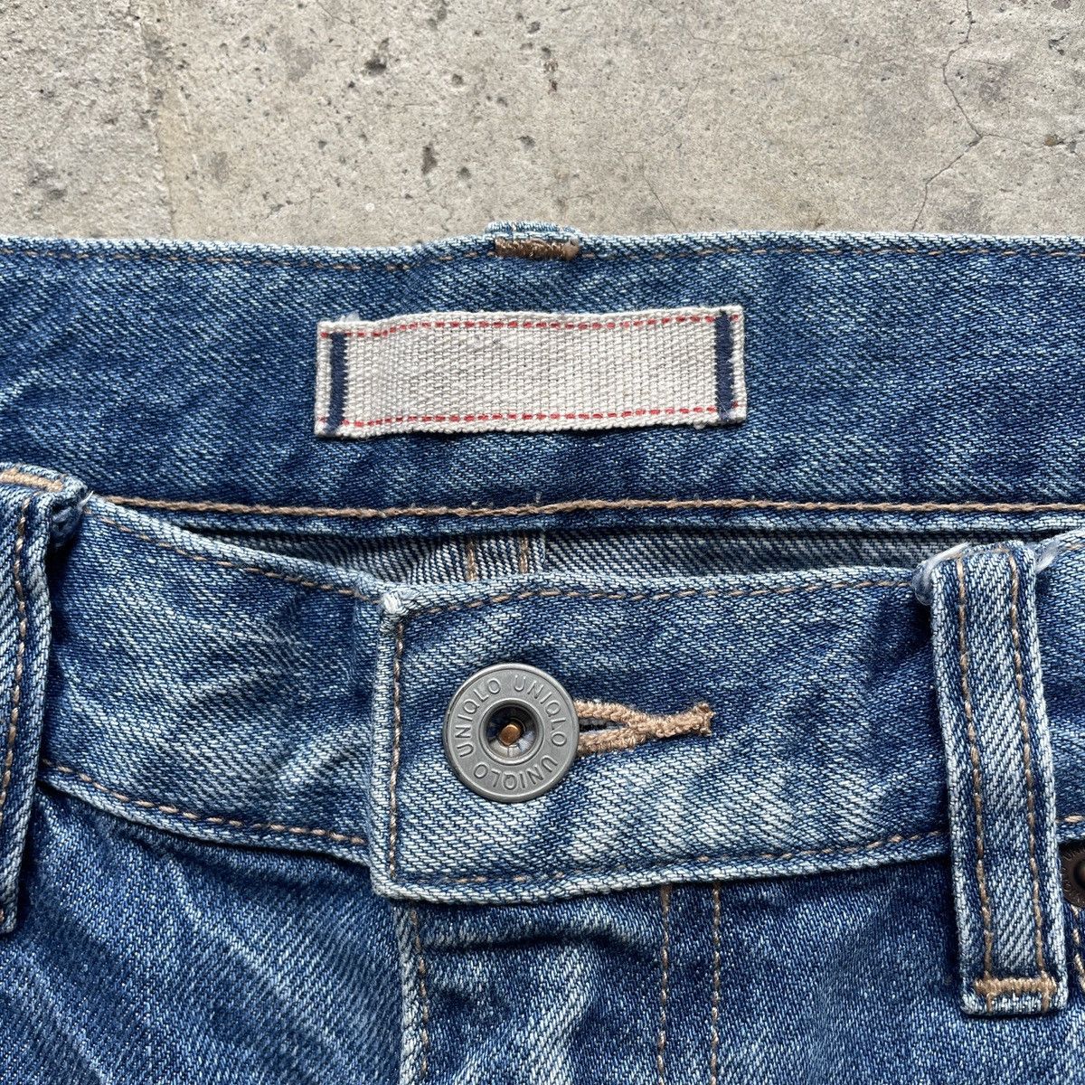 Japanese Brand W34x27.5 Vintage Japanese Denim Wash Faded Jeans Pants Size US 34 / EU 50 - 6 Thumbnail
