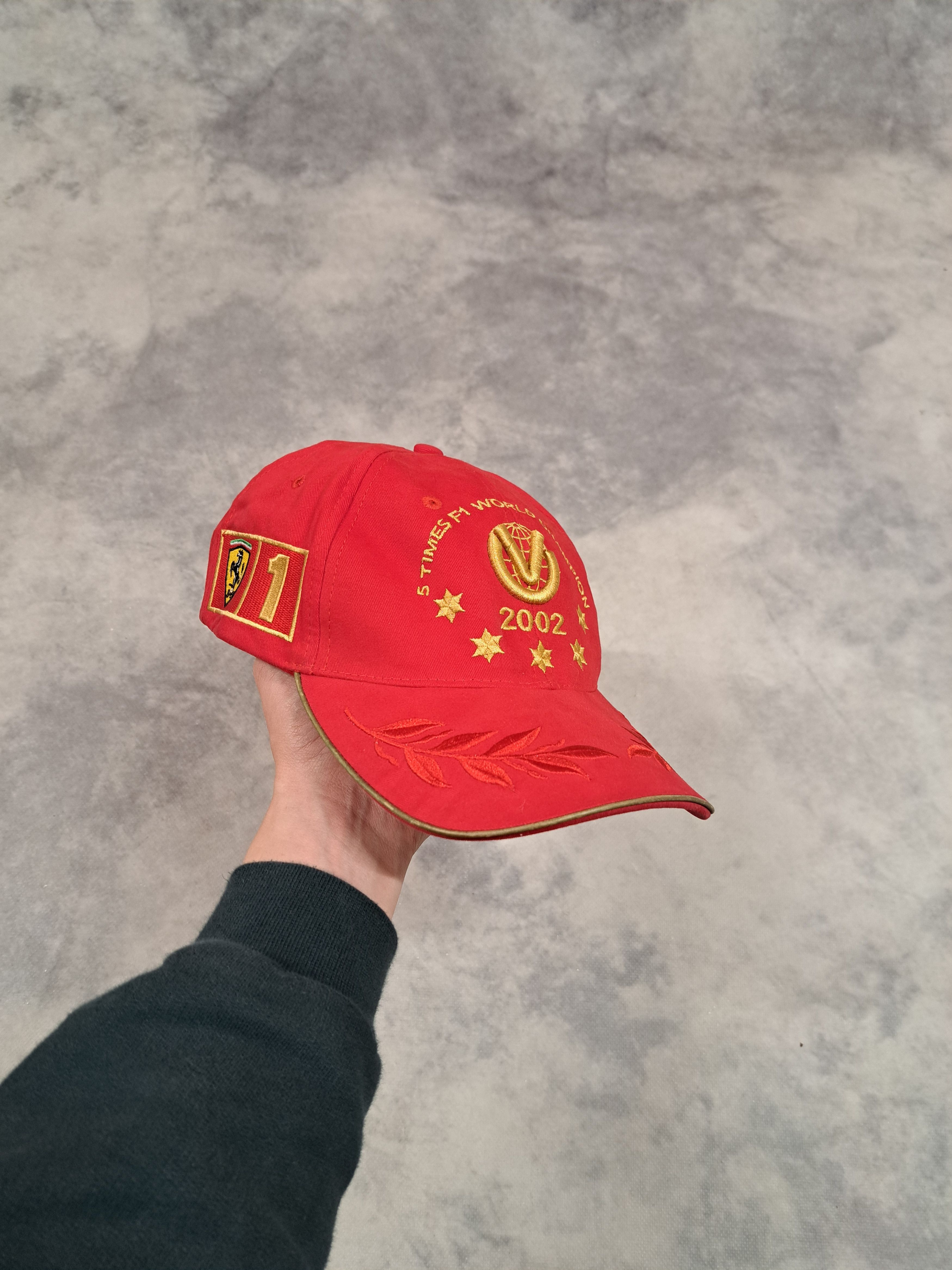 Vintage Vintage 2002 Michael Schumacher F1 World Champion Cap Size ONE SIZE - 1 Thumbnail