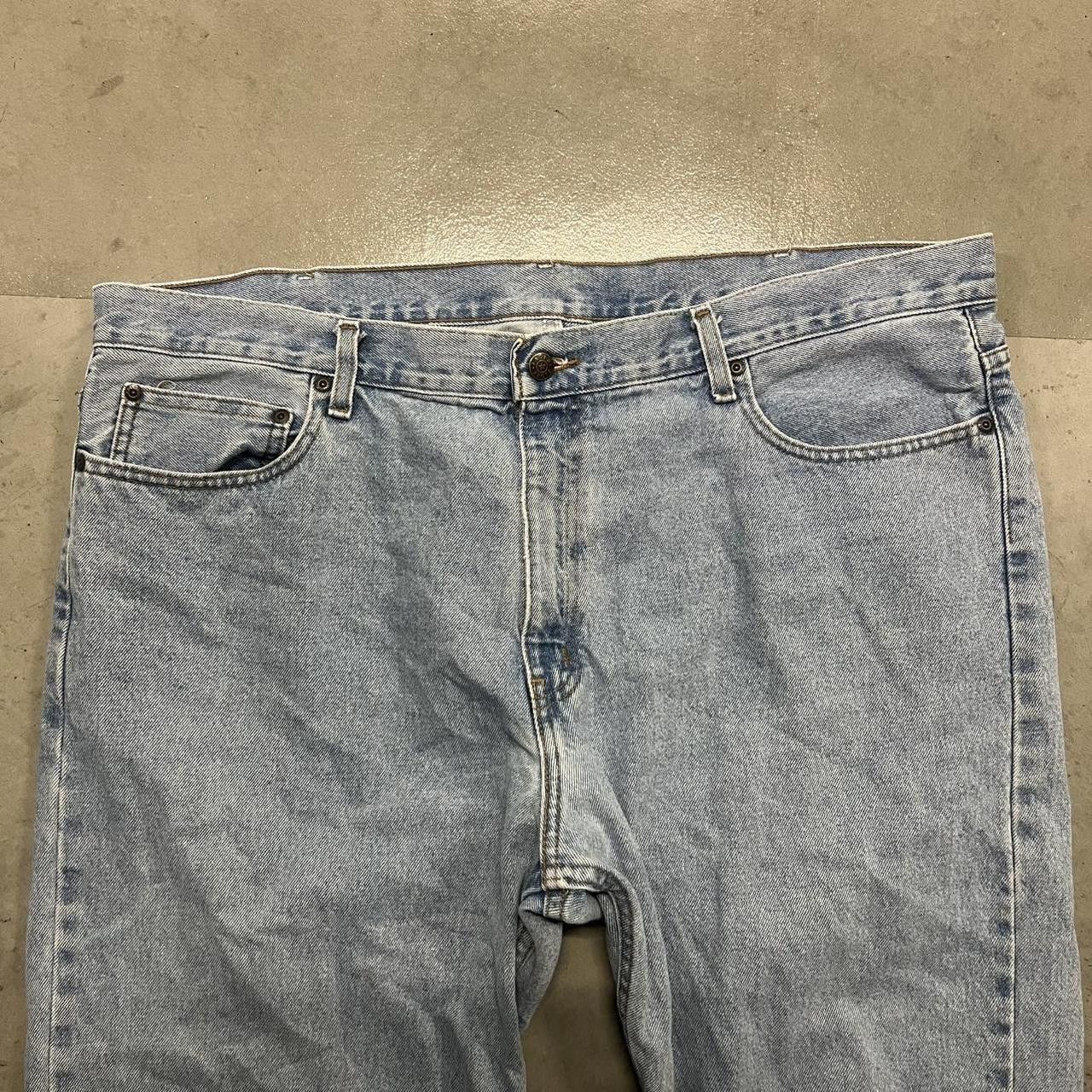 Vintage Vintage Y2K/2000s Baggy Light Blue wash Skater Essential Denim Jeans! Size US 42 / EU 58 - 5 Thumbnail