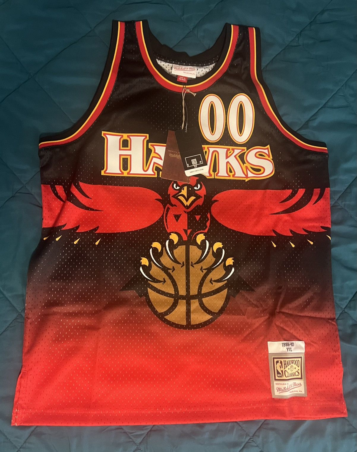 Mitchell & Ness Playboi Carti Mitchell & Ness Atlanta Hawks Opium NBA Jersey Size US L / EU 52-54 / 3 - 2 Thumbnail