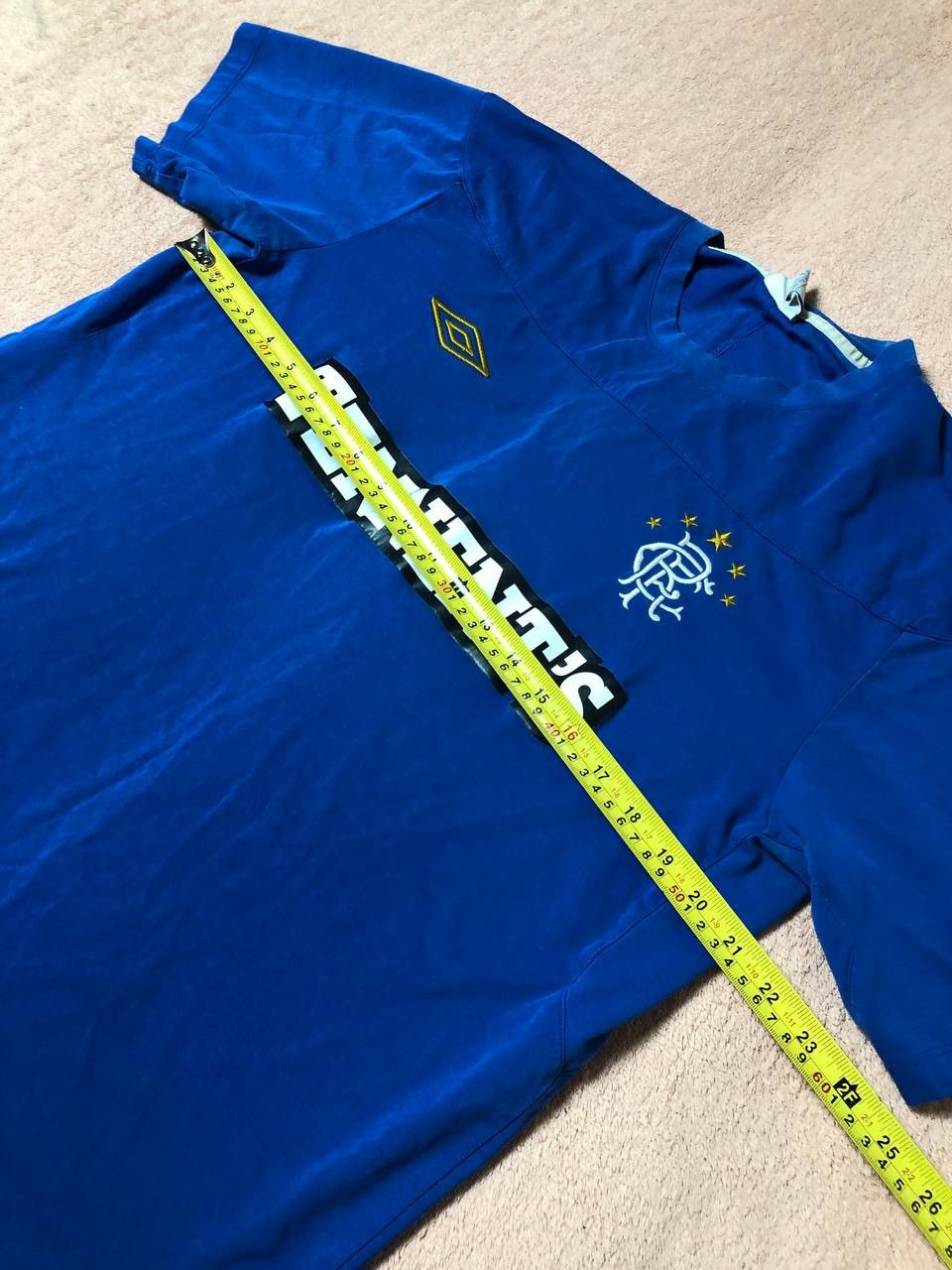Umbro Umbro Soccer Jersey Glasgow Rangers Scotland Football Size US XL / EU 56 / 4 - 9 Thumbnail