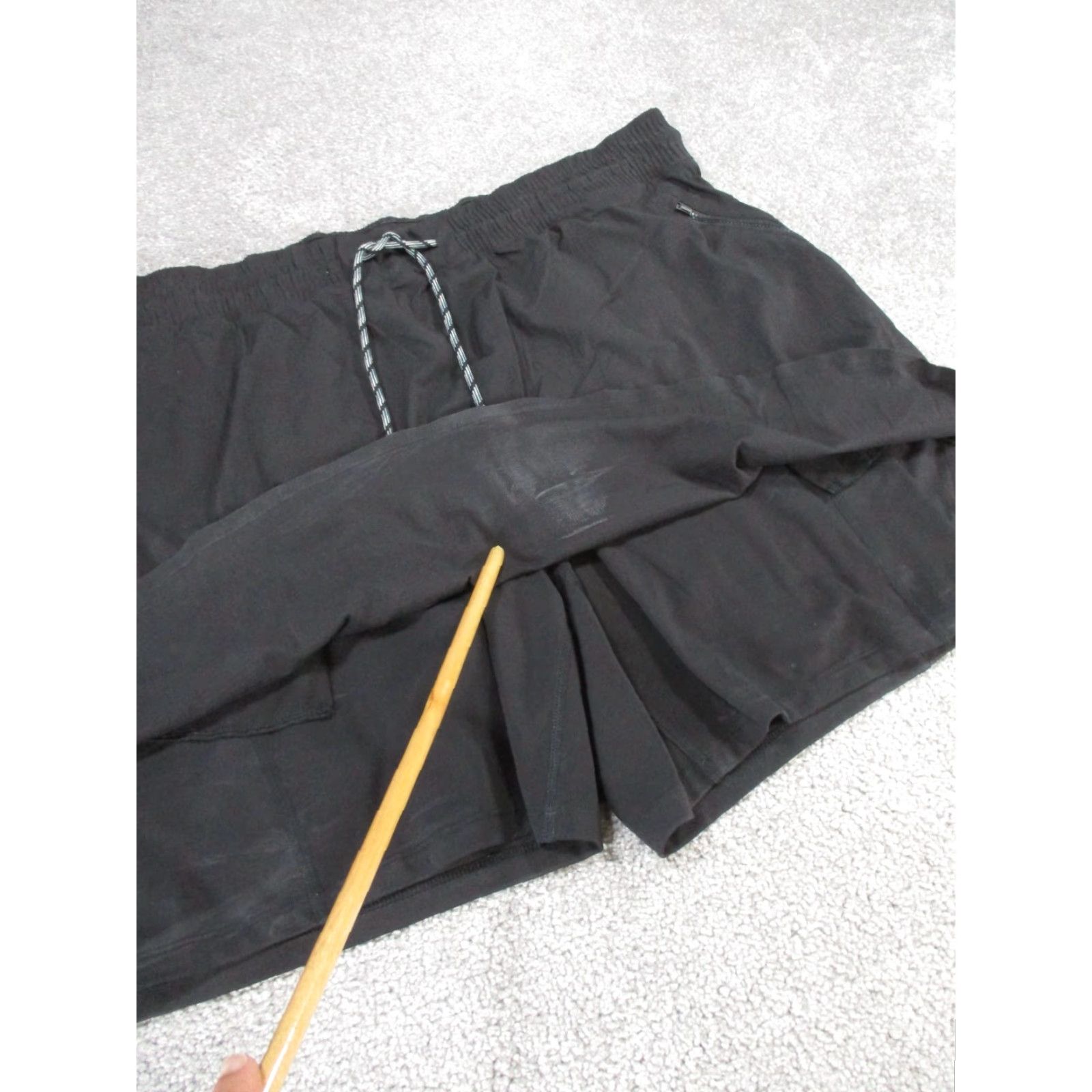 Athleta Athleta Skort 20 Black Nylon Ripstop Solid Athletic Athleisure Outdoor Sports Womens Size ONE SIZE - 3 Thumbnail