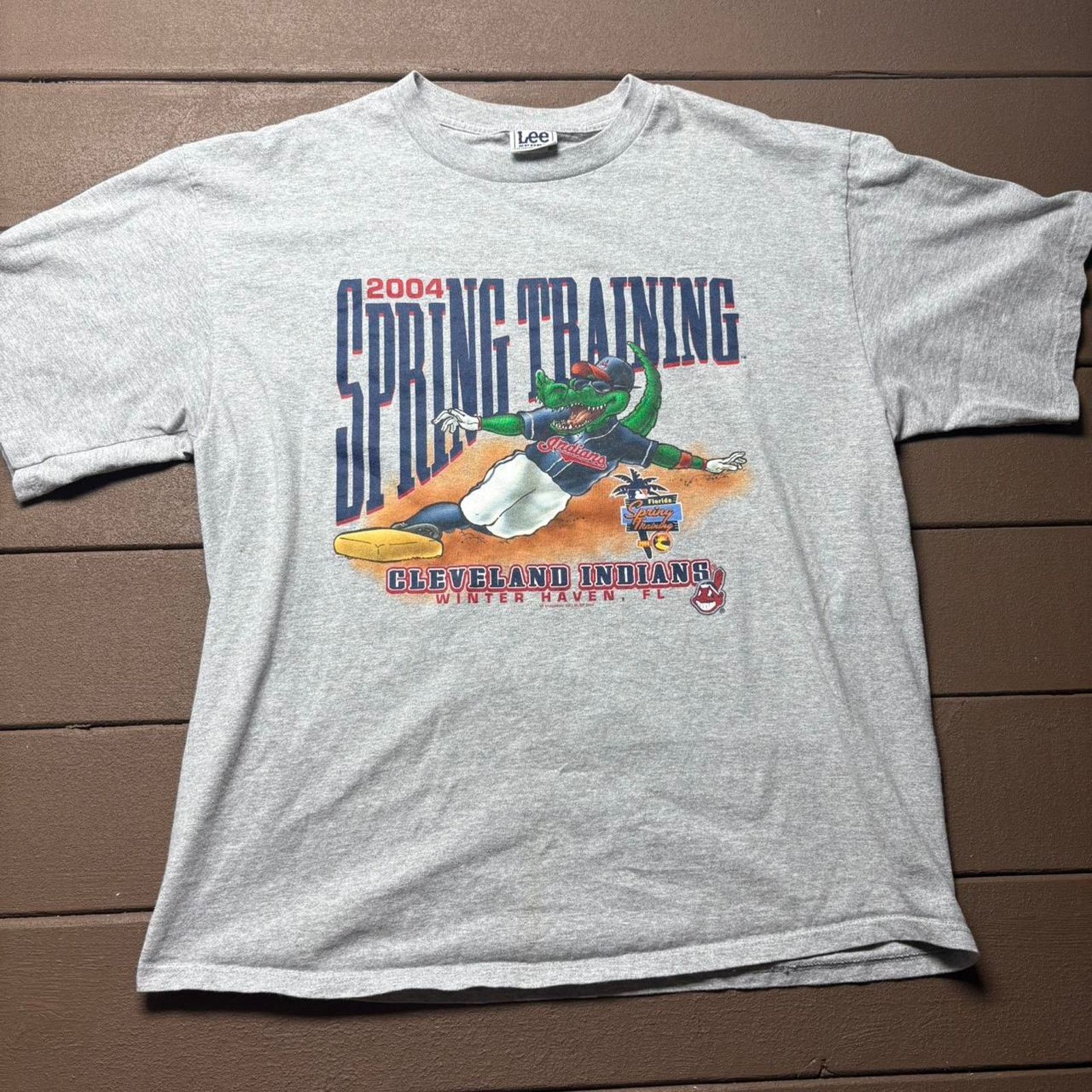 MLB 2004 Spring Training Cleveland Indians Shirt Size US XXL / EU 58 / 5 - 1 Thumbnail